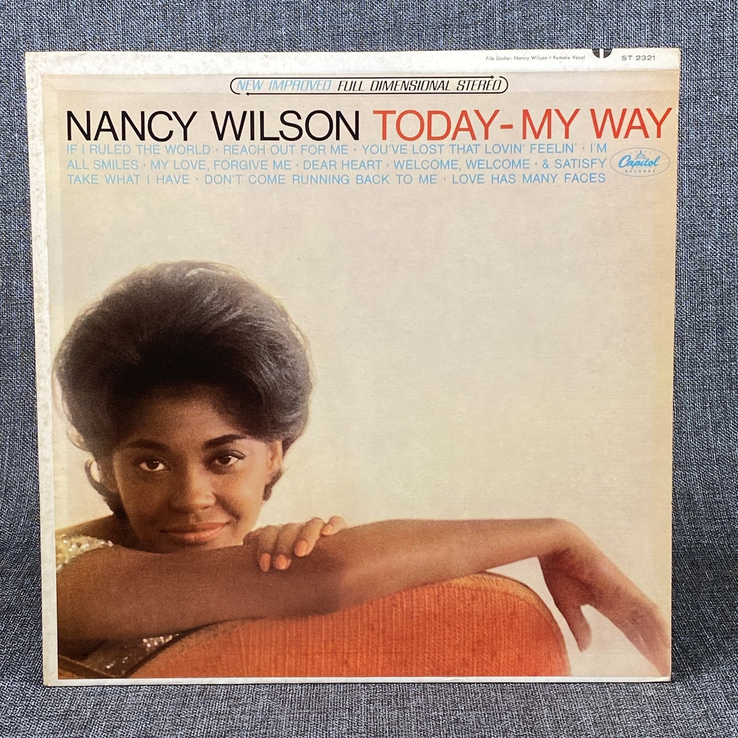Nancy Wilson Today - May Way Vinyl Record by Capitol Records 1965 - NEAR MINT