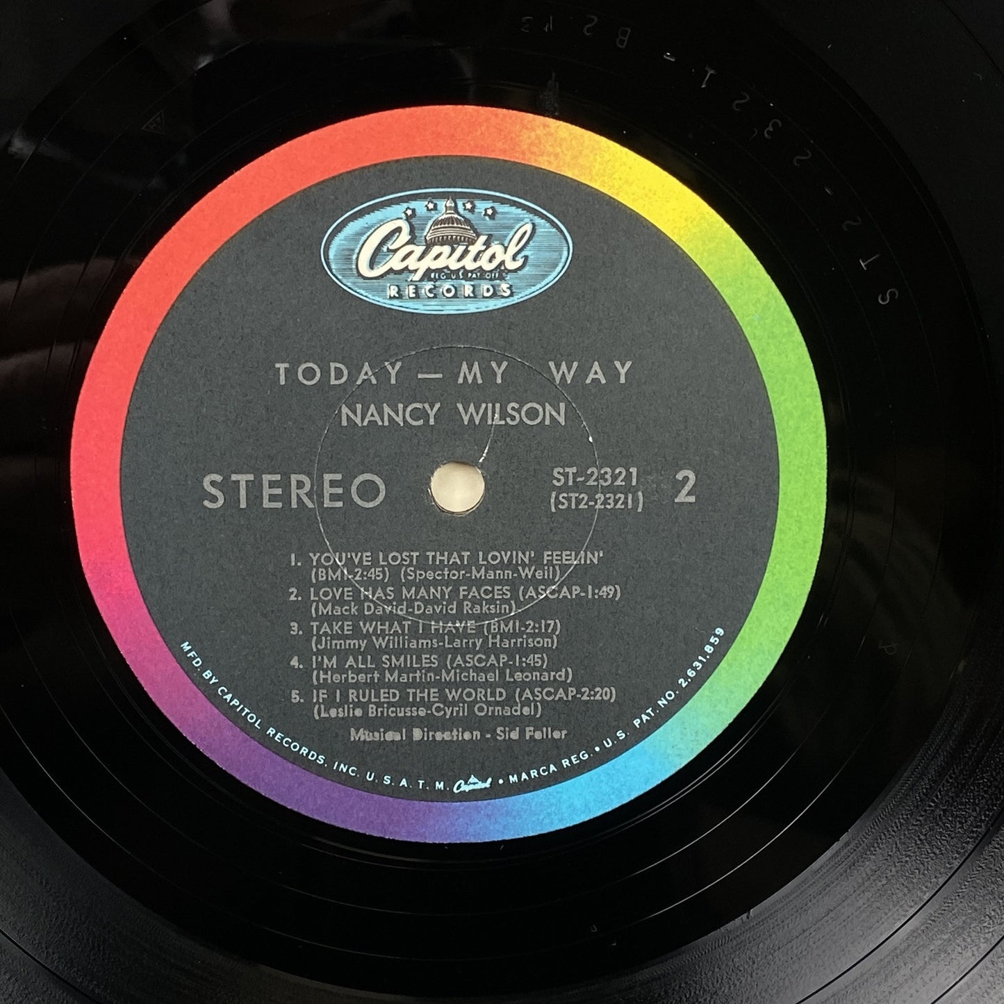 Nancy Wilson Today - May Way Vinyl Record by Capitol Records 1965 - NEAR MINT