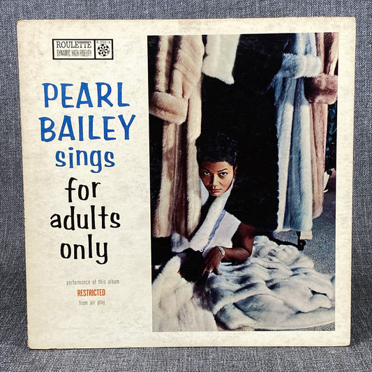 Pearl Bailey Sings for Adults Only LP Vinyl Record by Roulette Records 1958 - EX