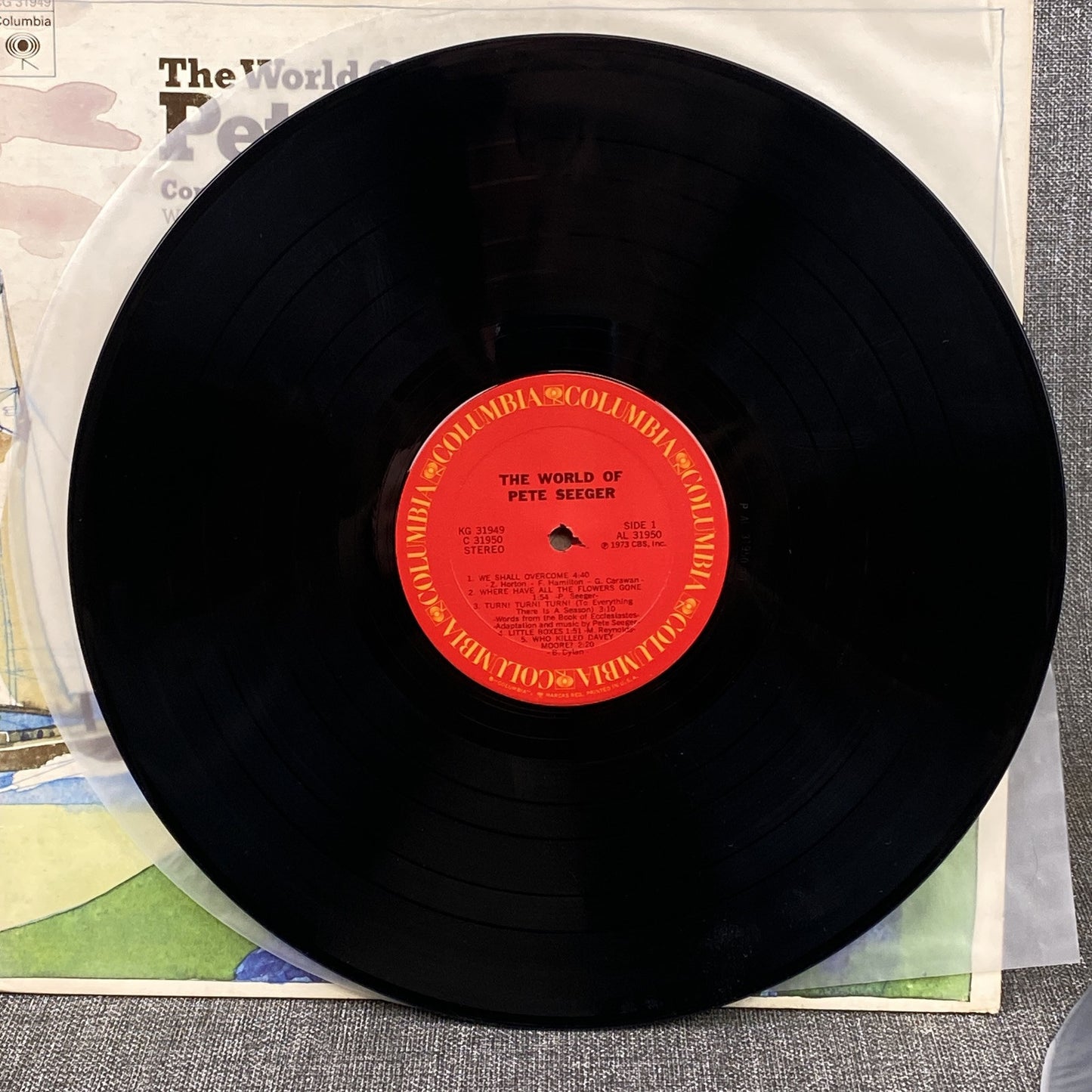 Lot of 2 Pete Seger Vinyl Records Folk music
