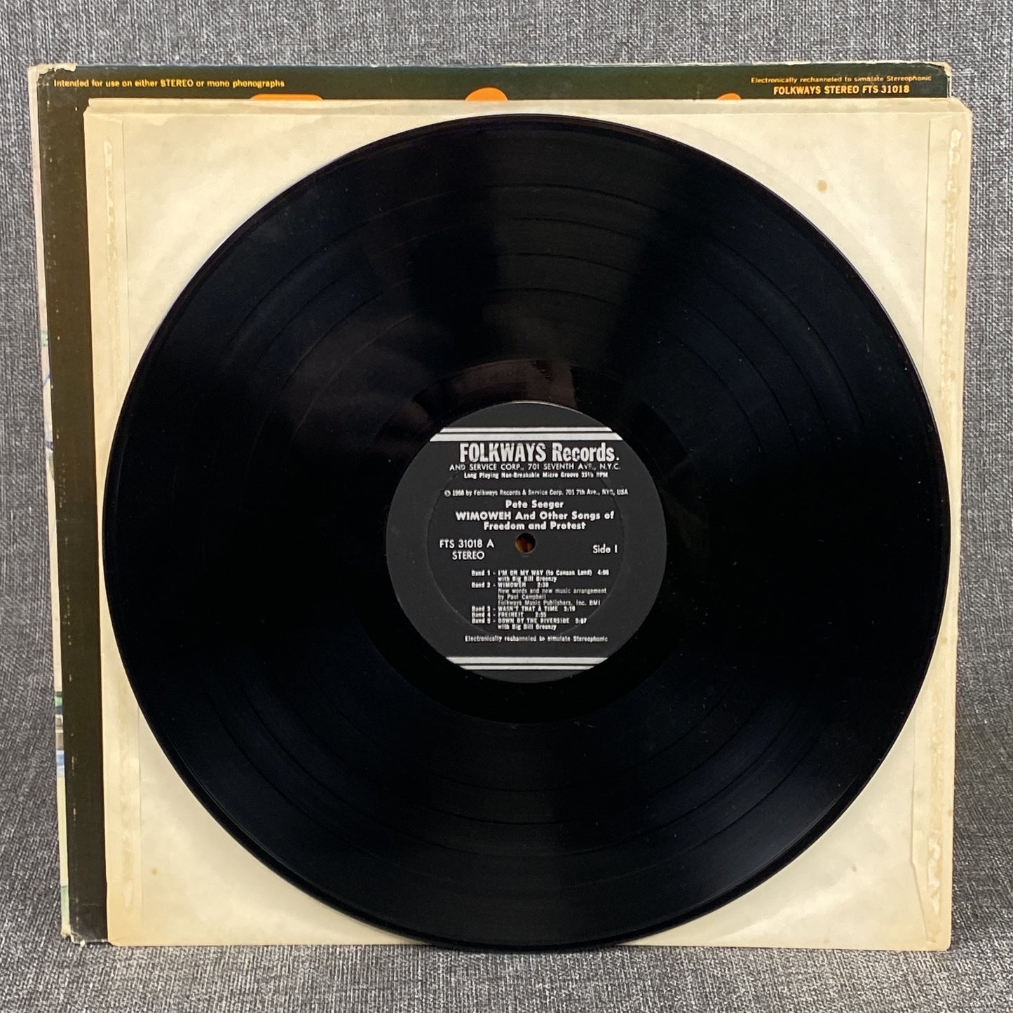 Lot of 2 Pete Seger Vinyl Records Folk music