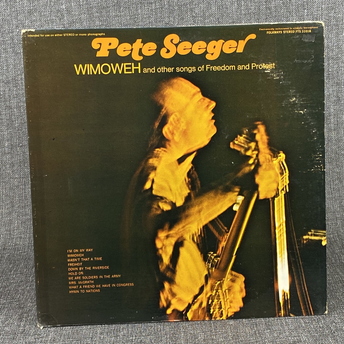 Lot of 2 Pete Seger Vinyl Records Folk music