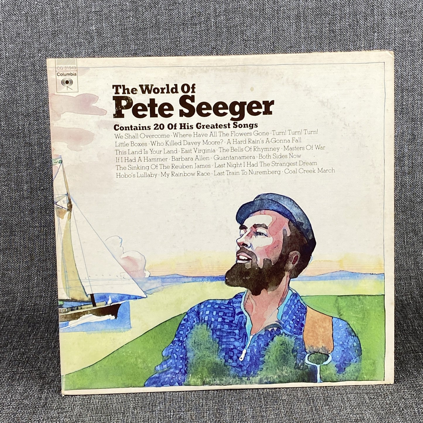 Lot of 2 Pete Seger Vinyl Records Folk music