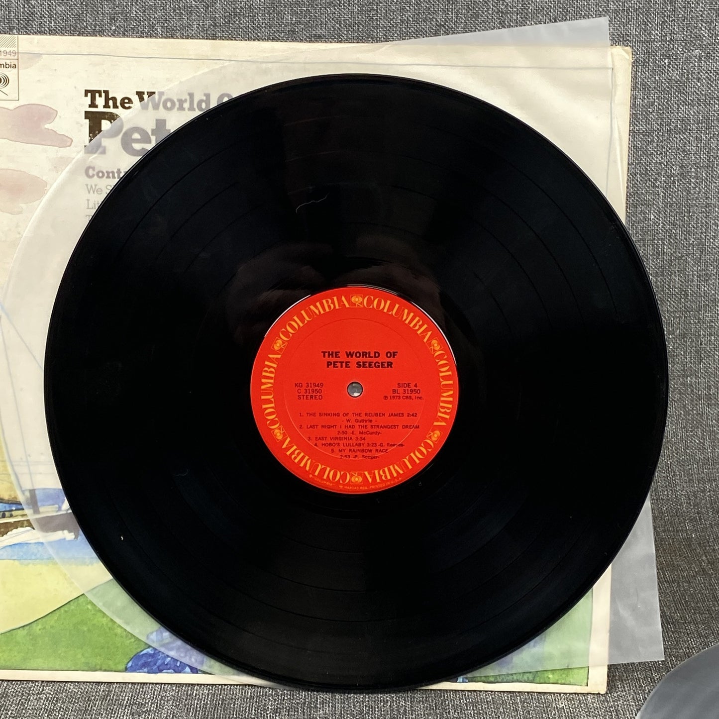 Lot of 2 Pete Seger Vinyl Records Folk music