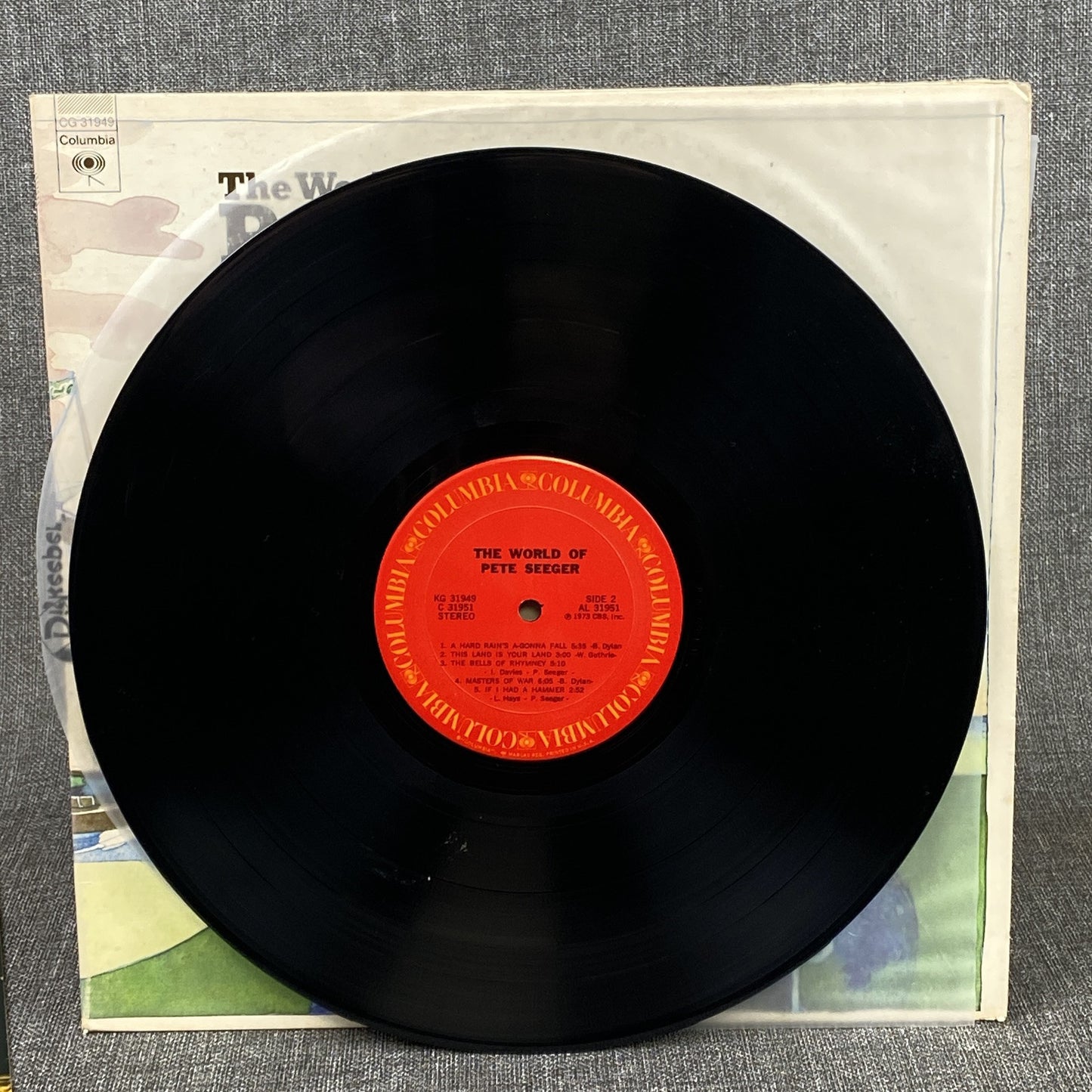 Lot of 2 Pete Seger Vinyl Records Folk music