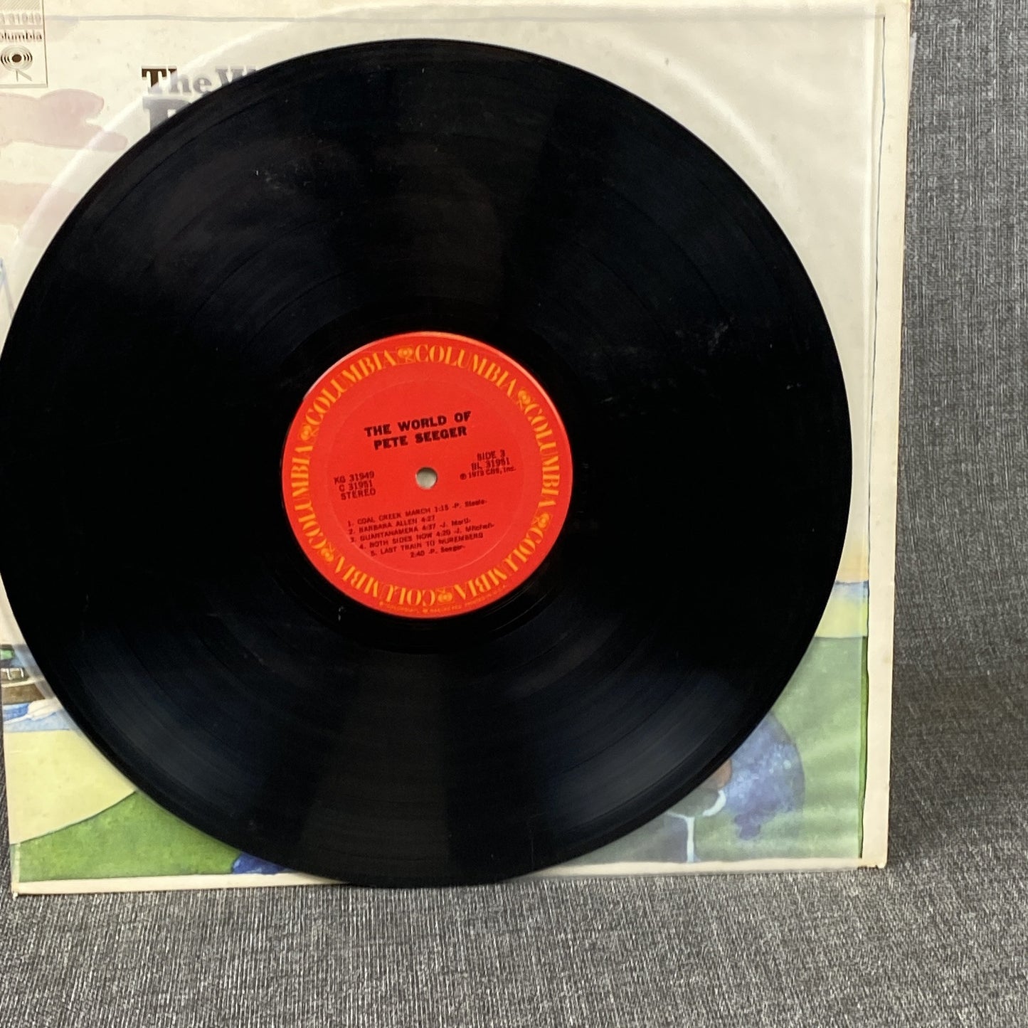 Lot of 2 Pete Seger Vinyl Records Folk music