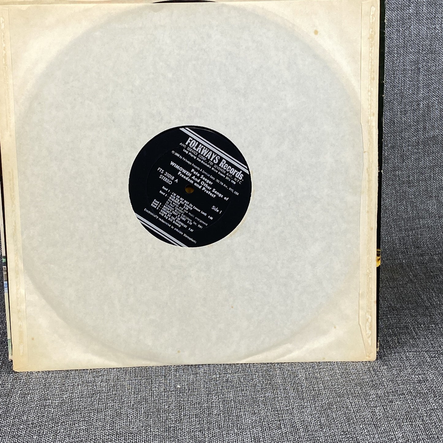 Lot of 2 Pete Seger Vinyl Records Folk music