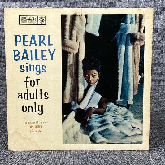 Pearl Bailey Sings for Adults Only  Vinyl Record Roulette Records 1958 - VG