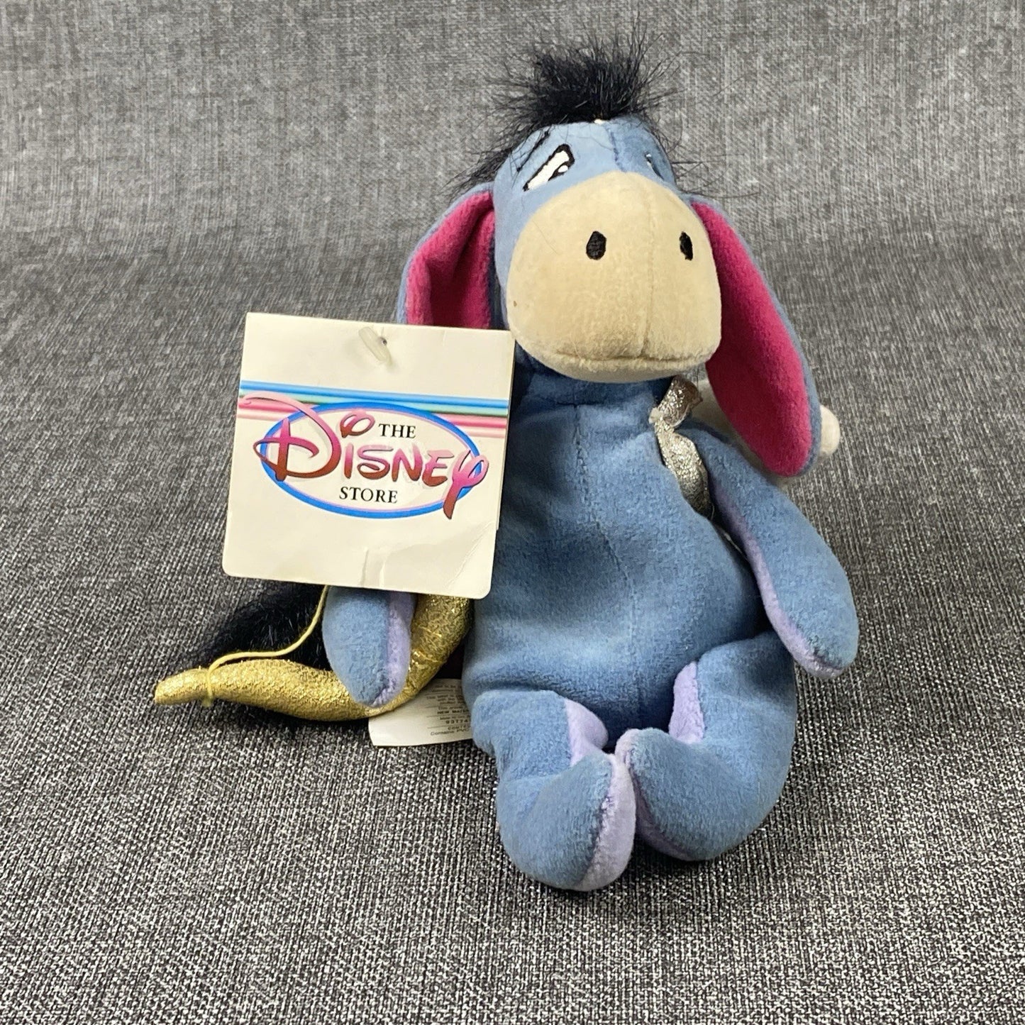 Disney Store Mini Bean Bag Cupid Eeyore Plush Valentine's Day Arrows 9”