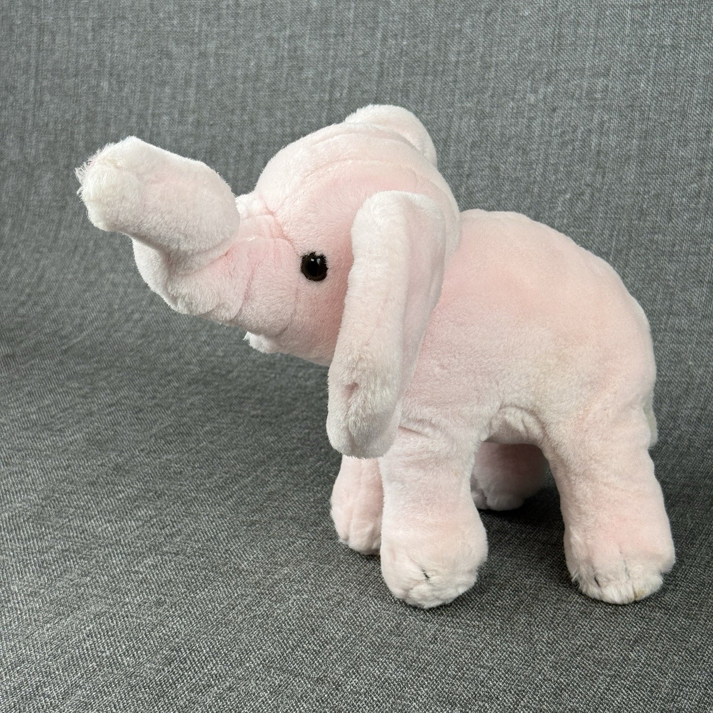 VINTAGE-10” 1987 From The World Of Smile Pink Plush Elephant
