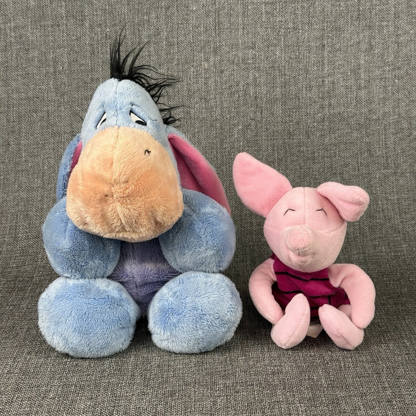 Winnie The Pooh Plush - Piglet, and Eeyore