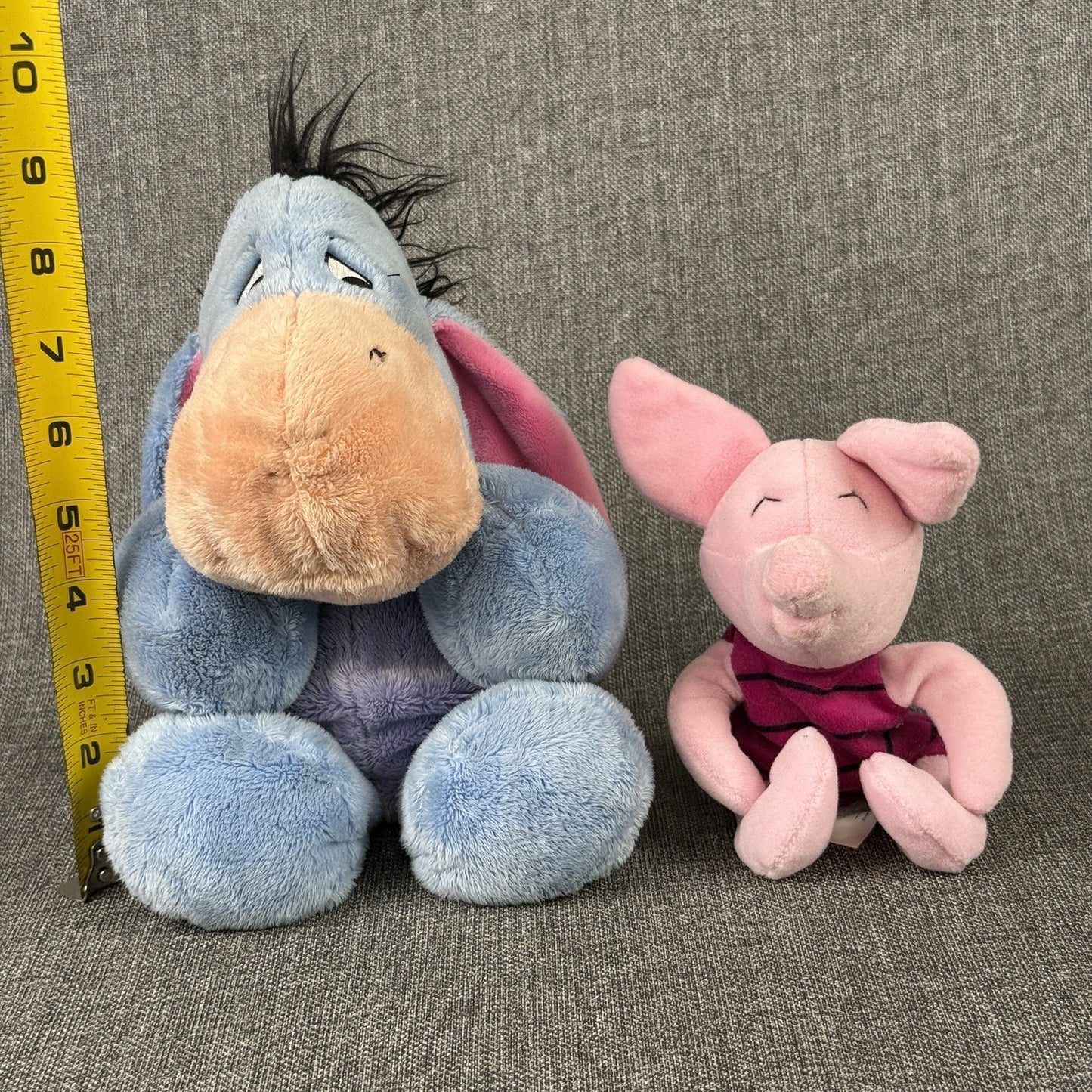 Winnie The Pooh Plush - Piglet, and Eeyore