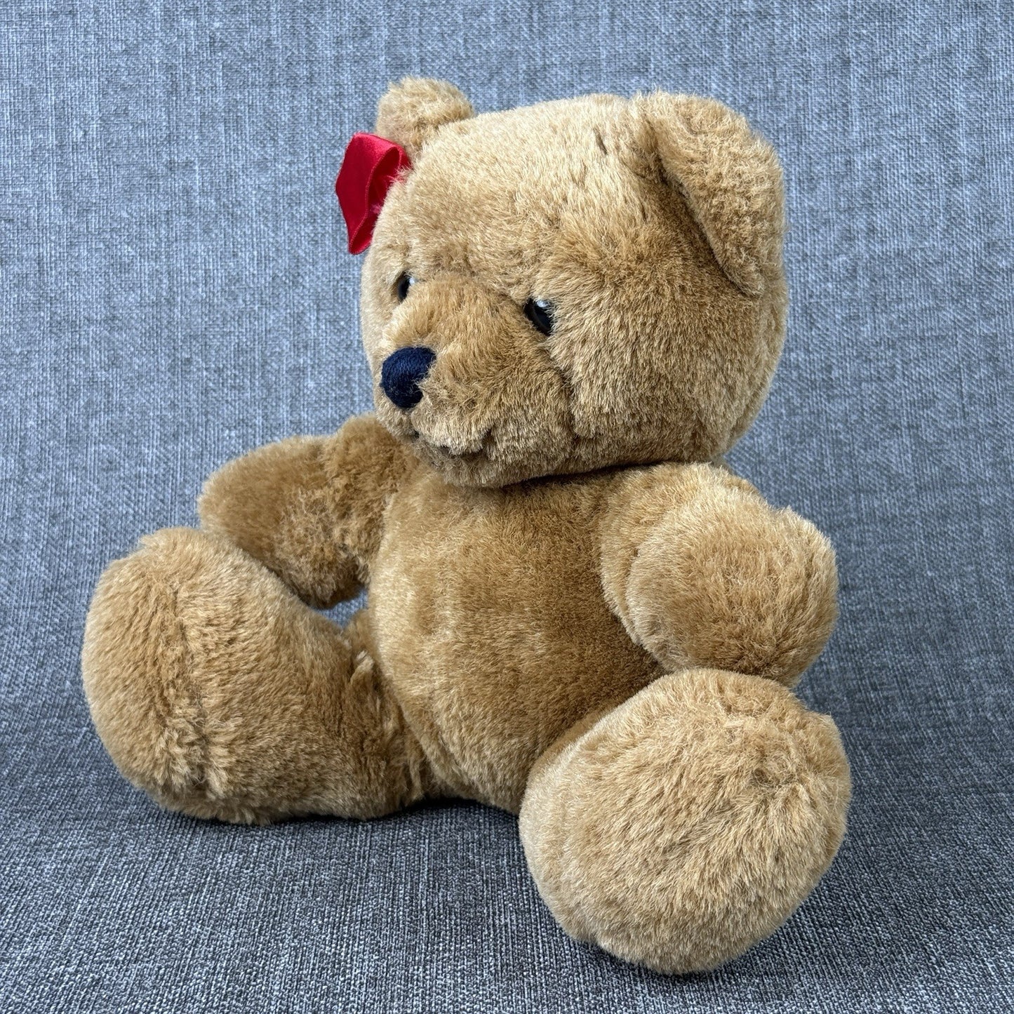 Vintage 1984 Dakin Brown Teddy Bear - Collectible Plush - 8" tall /sitting