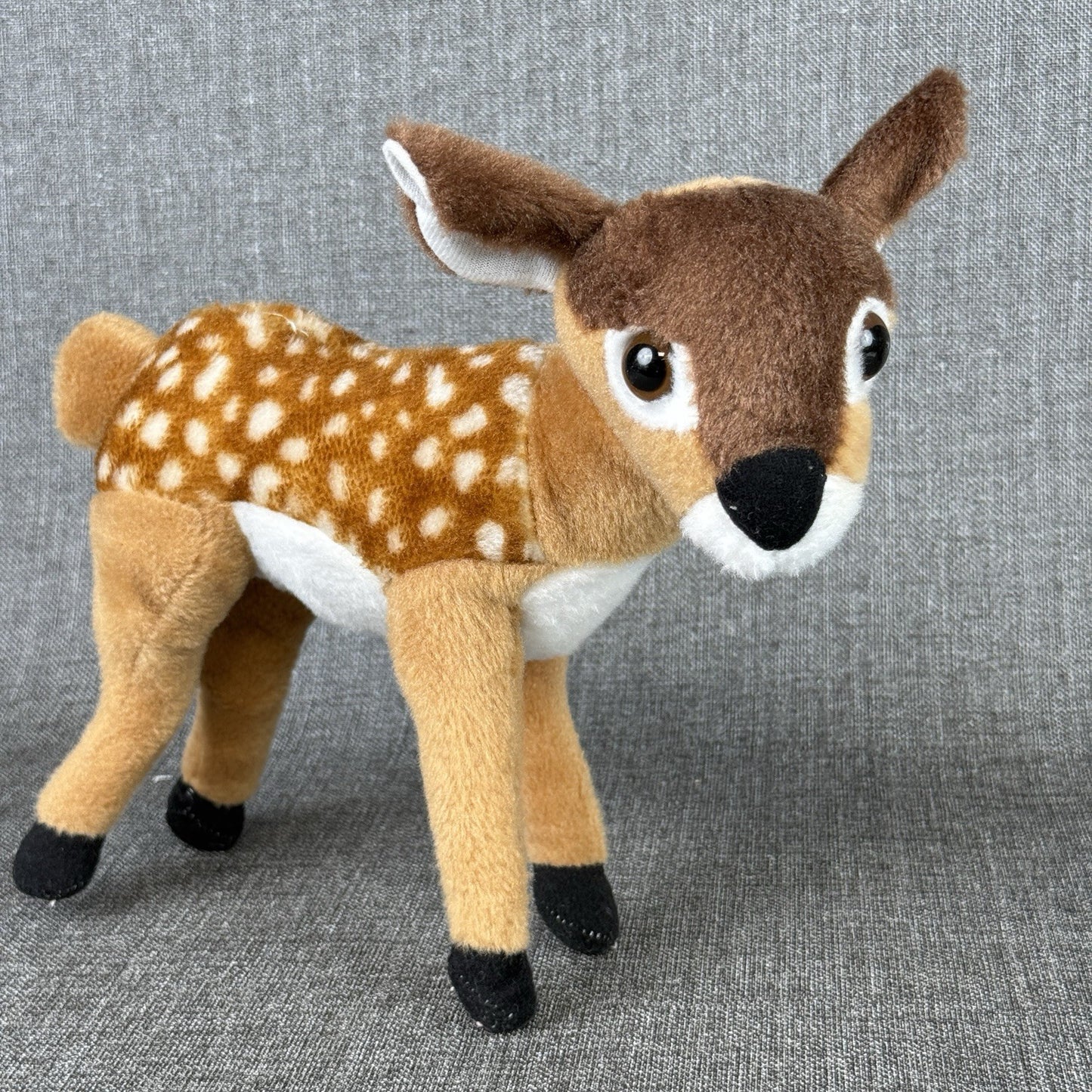 Fiesta Fawn Baby Deer Plush 10" Standing Realistic Stuffed Animal Toy