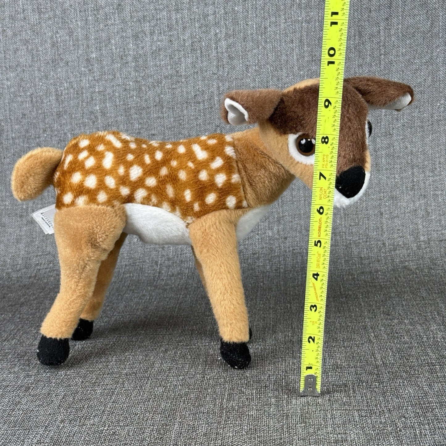 Fiesta Fawn Baby Deer Plush 10" Standing Realistic Stuffed Animal Toy