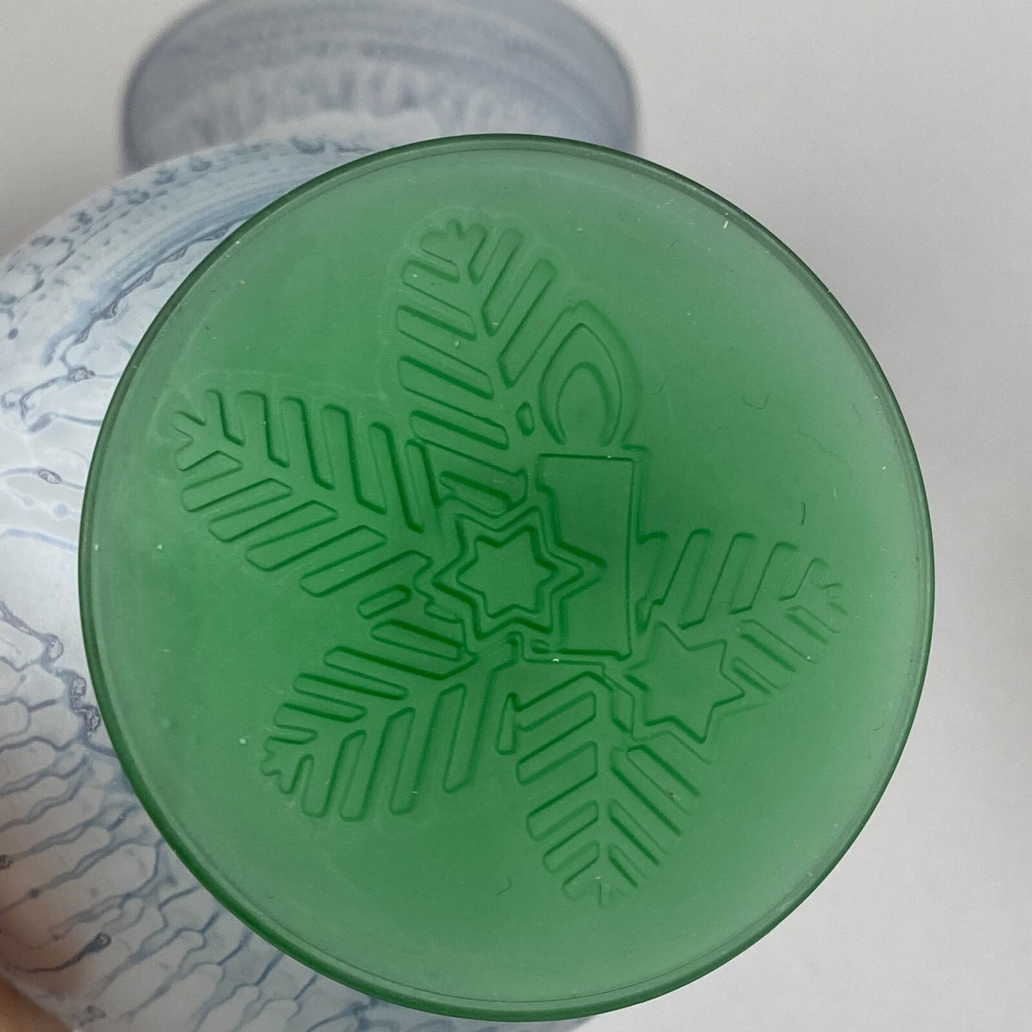 6 Art Glass Dessert Bowls Pedestal Footed Signed Candle Snowflake Design