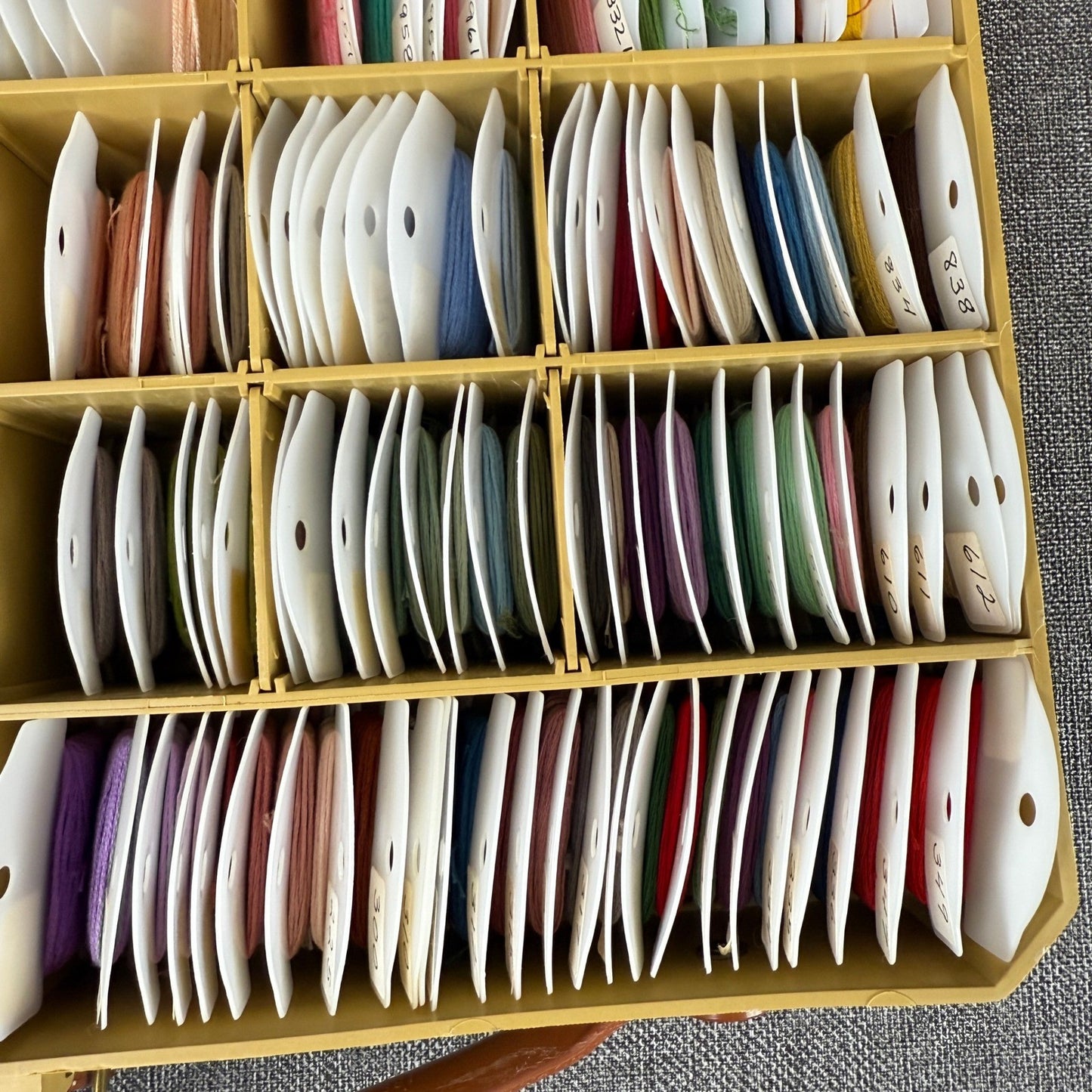 Vintage Magnum by Plano Embroidery Floss Organizer Box Storage Craft