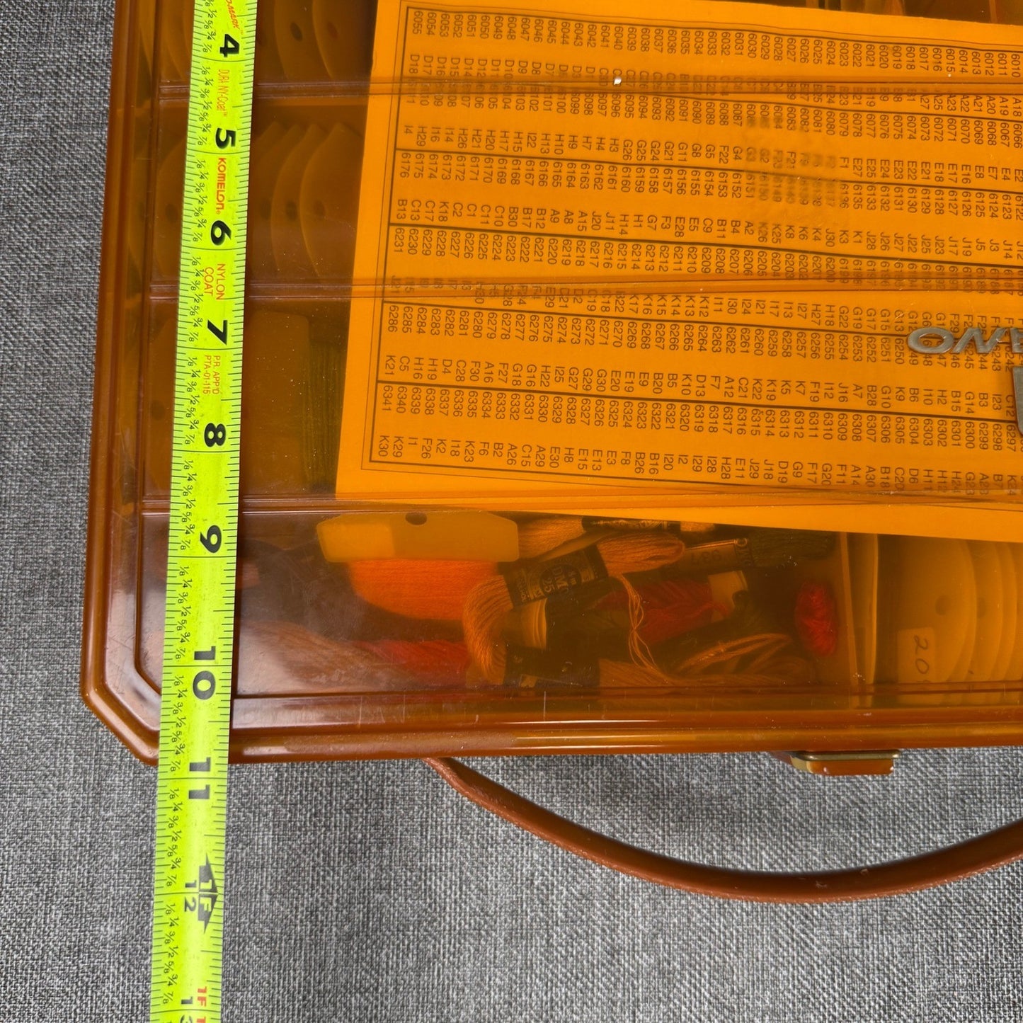 Vintage Magnum by Plano Embroidery Floss Organizer Box Storage Craft