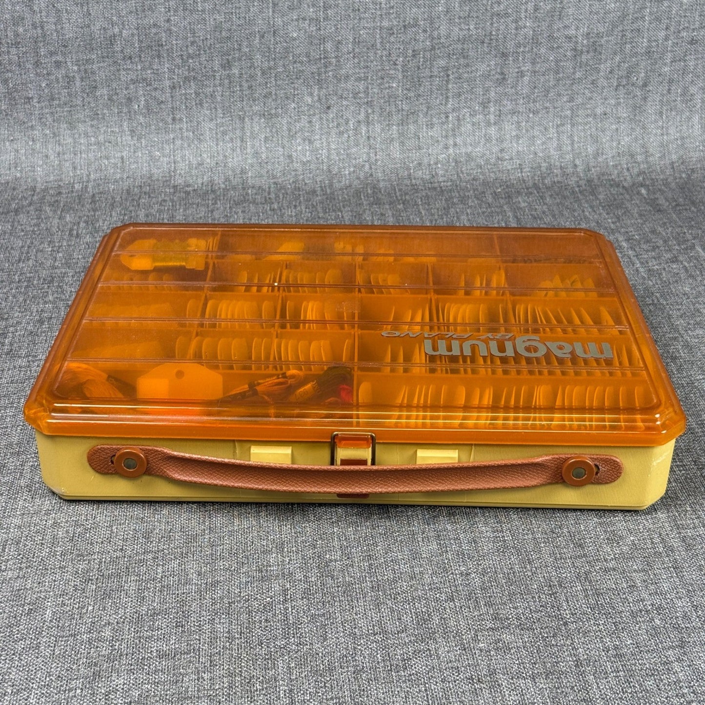 Vintage Magnum by Plano Embroidery Floss Organizer Box Storage Craft