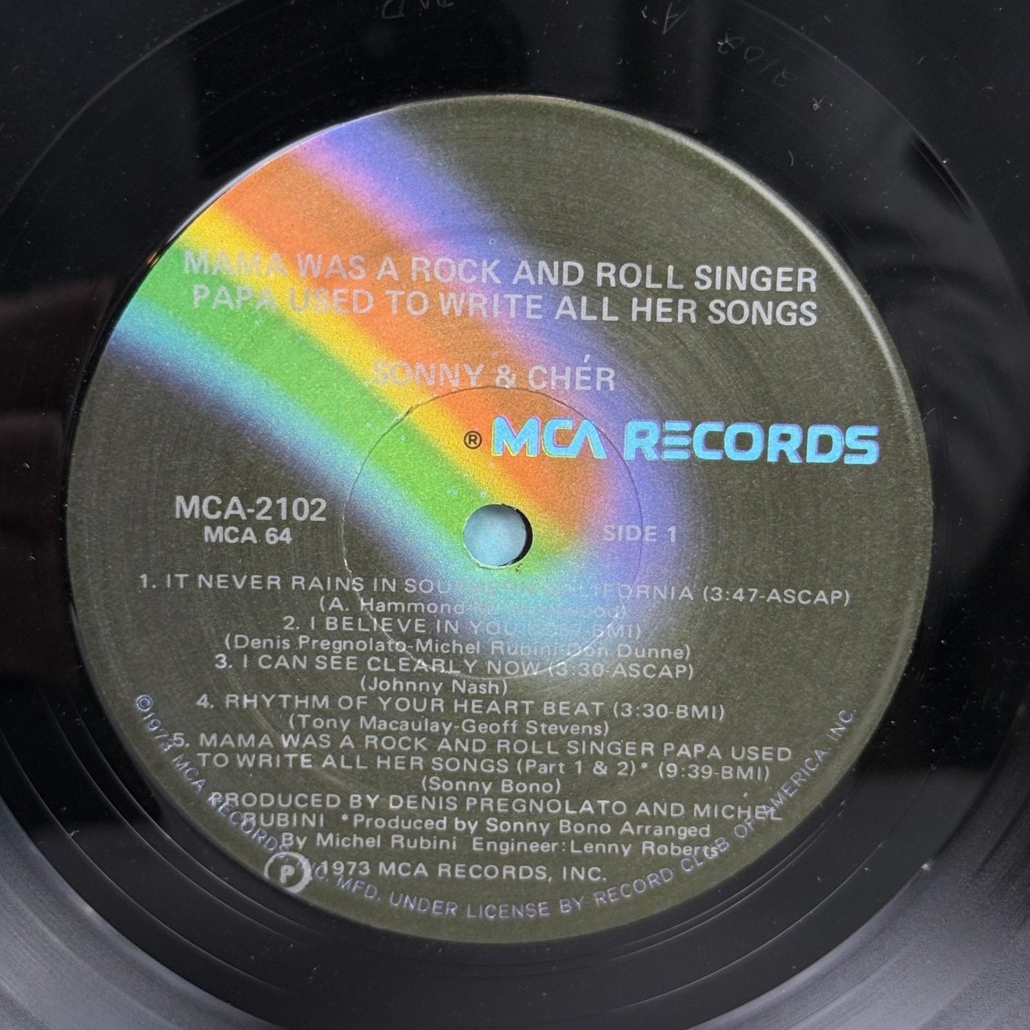 Sonny and Cher Mama Was a Rock and Roll Singer Vinyl LP Record - EXCELLENT