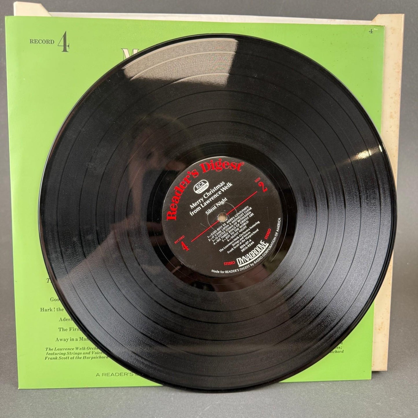Lawrence Welk Merry Christmas 4 LP Vinyl Record Box Set Readers Digest RD4-07-A