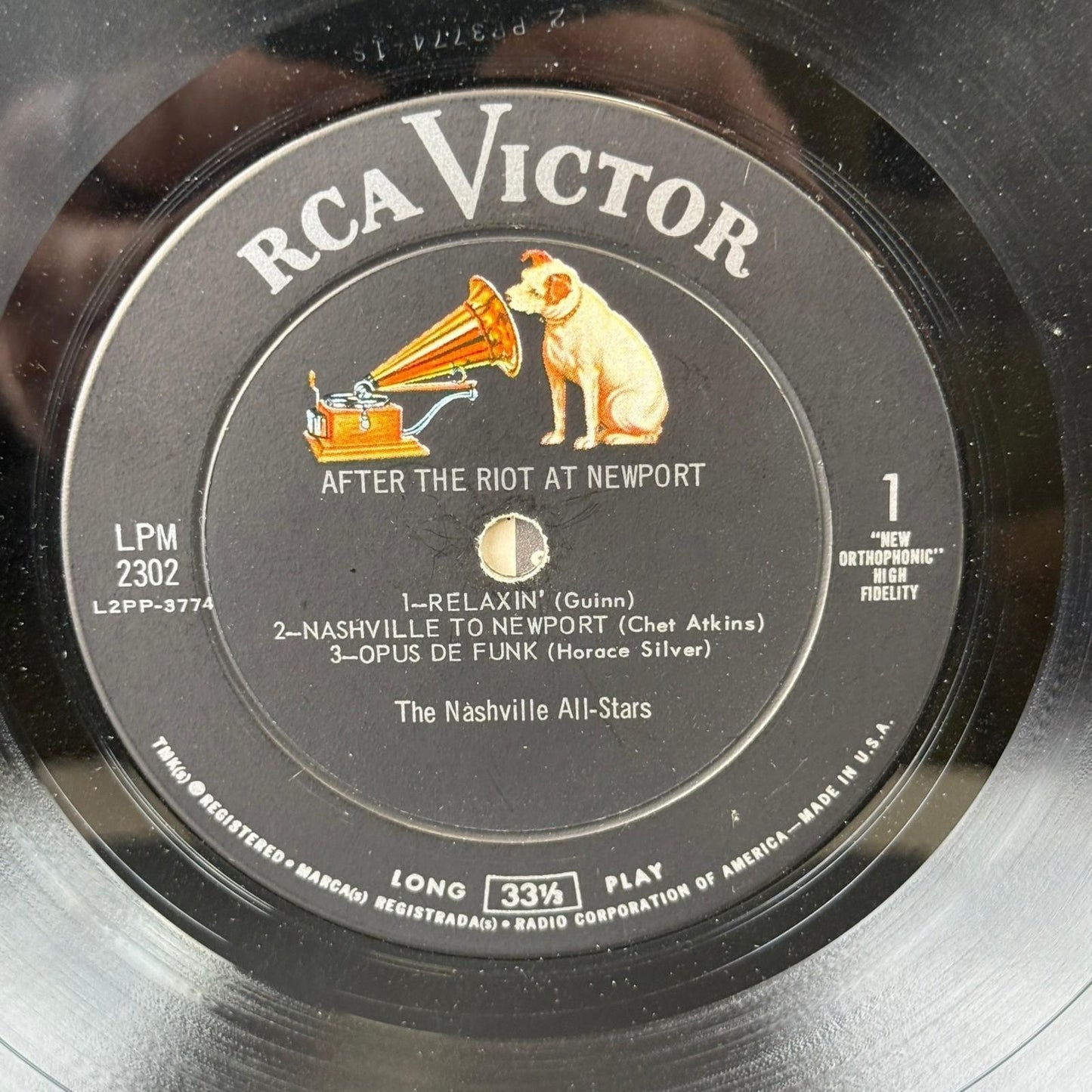 RCA Victor After the Riot at Newport Vinyl Record 12" Jazz LPM-2302 Mono Ex