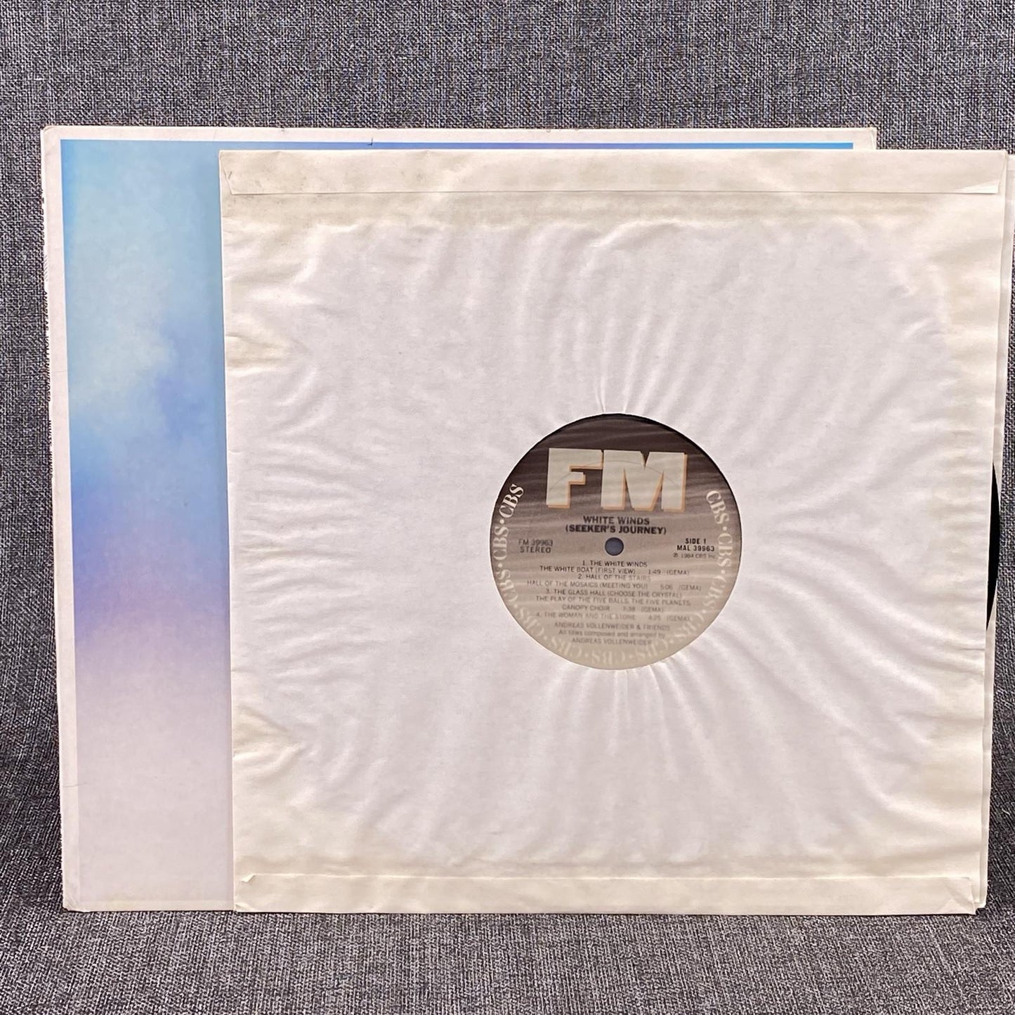 Andreas Vollenweider White Winds 1984 LP Vinyl Record - Near Mint
