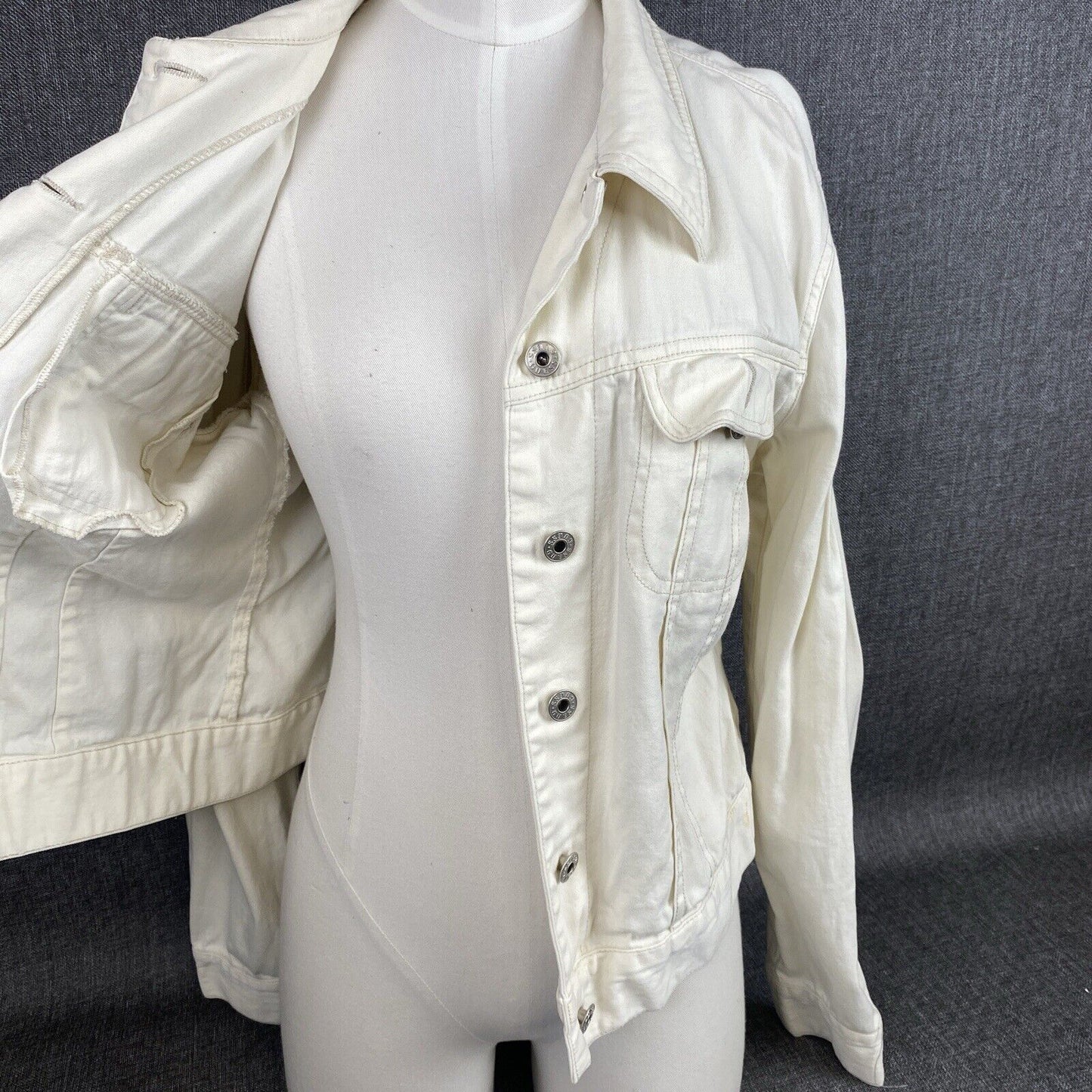 Guess Jeans Glamour Women's Jacket Size XL (READ) Cotton Spandex