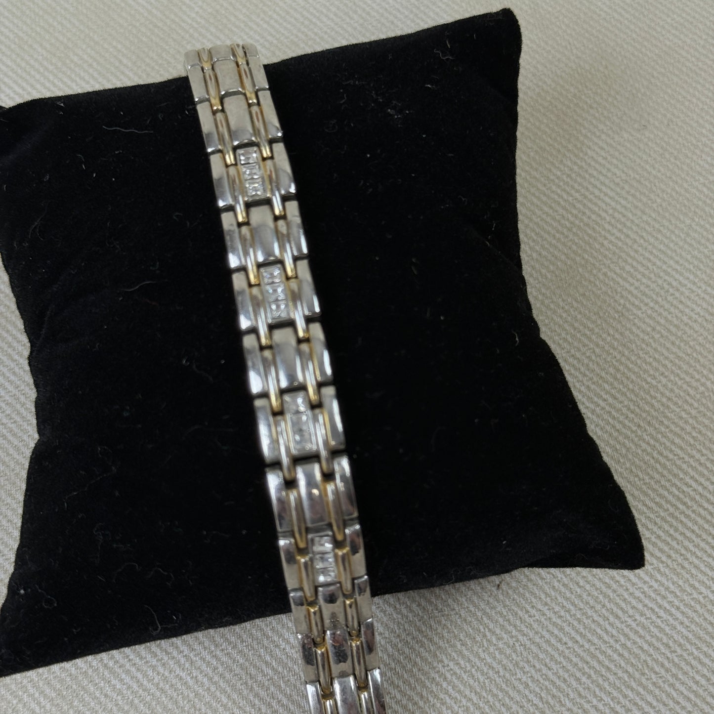 Lof to 3 Bracelets, 2 Silver and One Gold / Purple