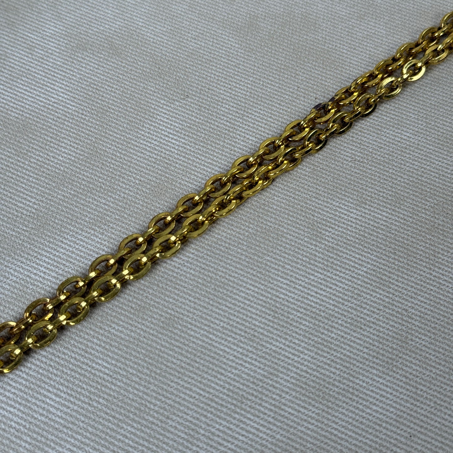 44" Gold Color Chain Necklace