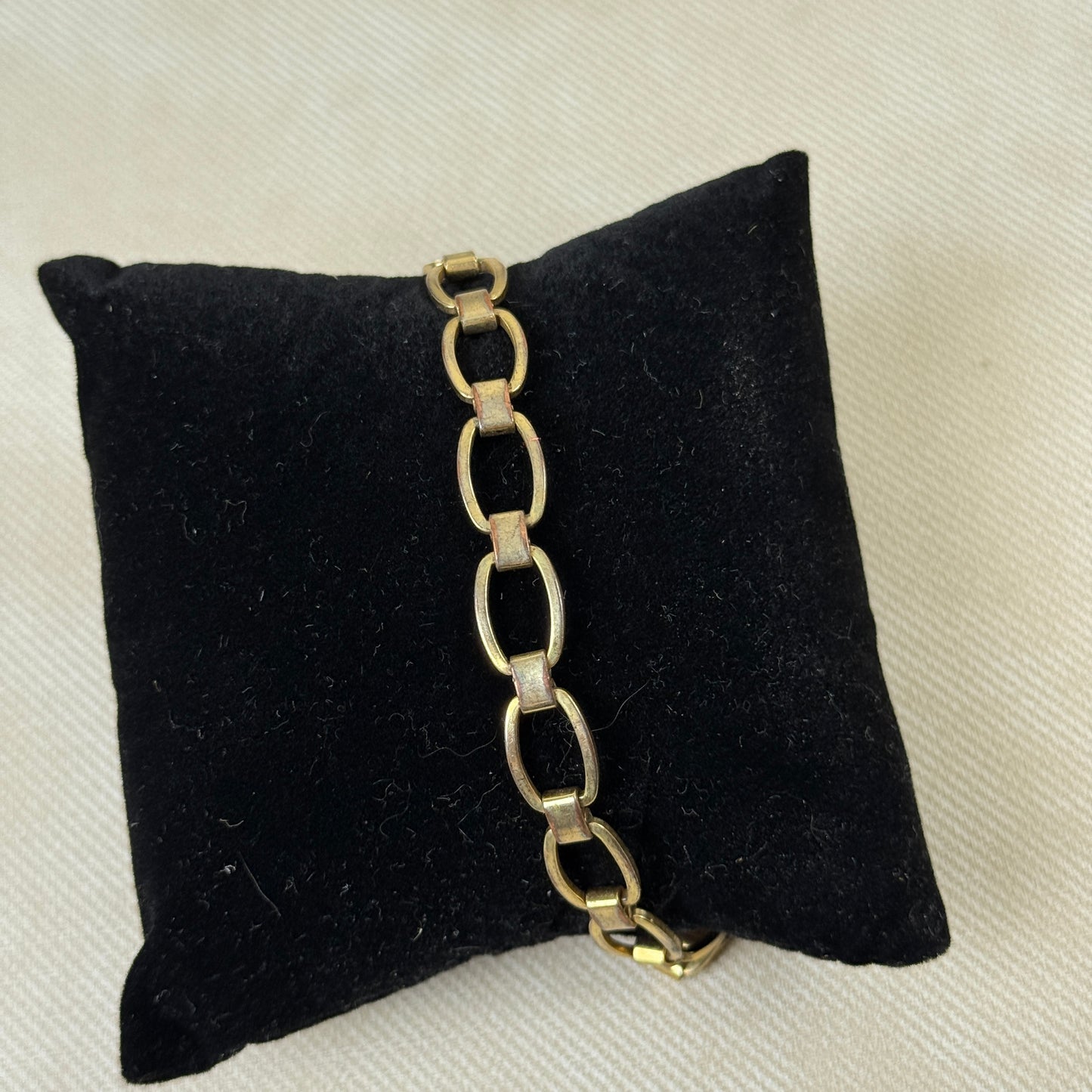 7.25" Gold Color Chain Bracelet