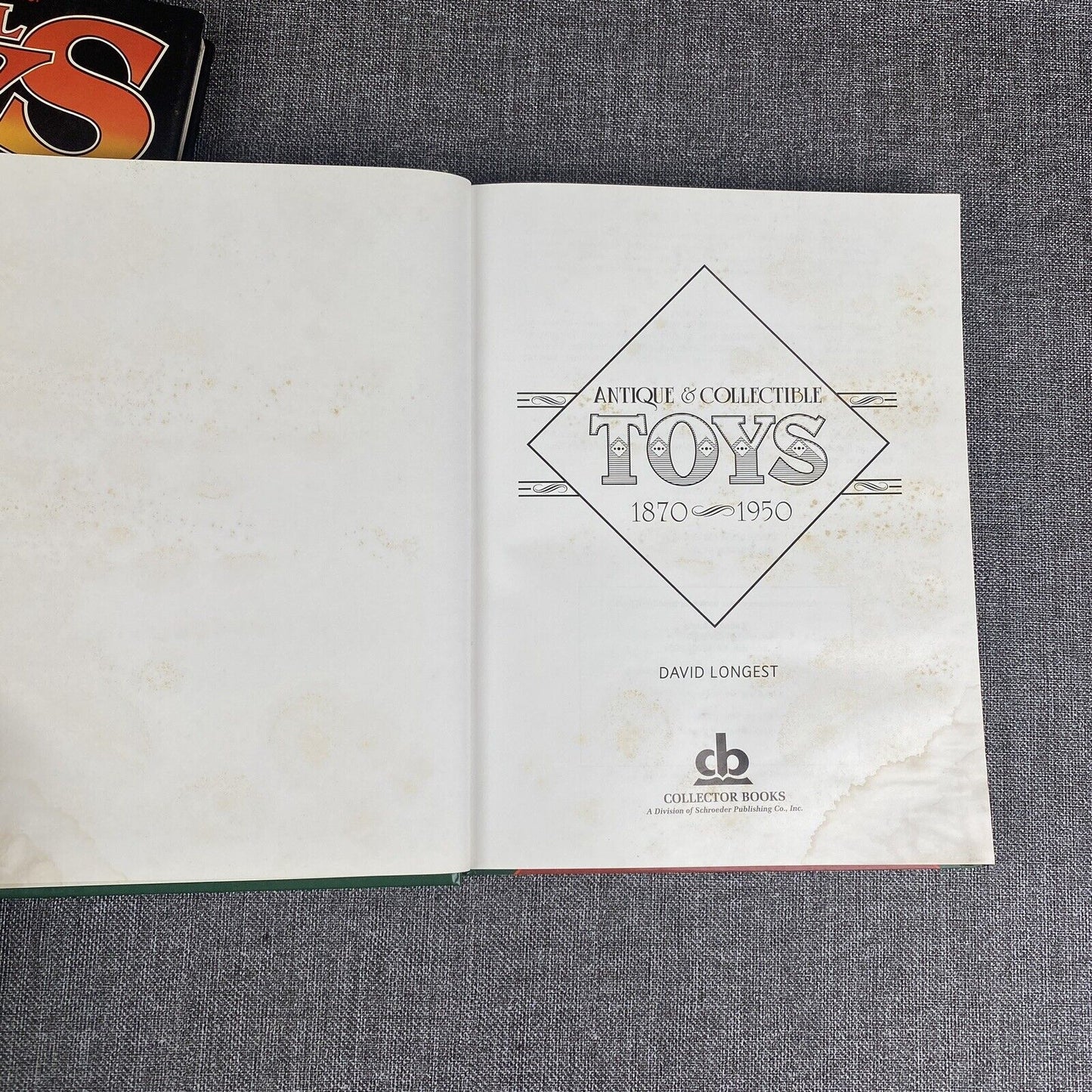 Antique & Collectible Toys 1870-1950 and Metal Toys Book , tinplate toys...
