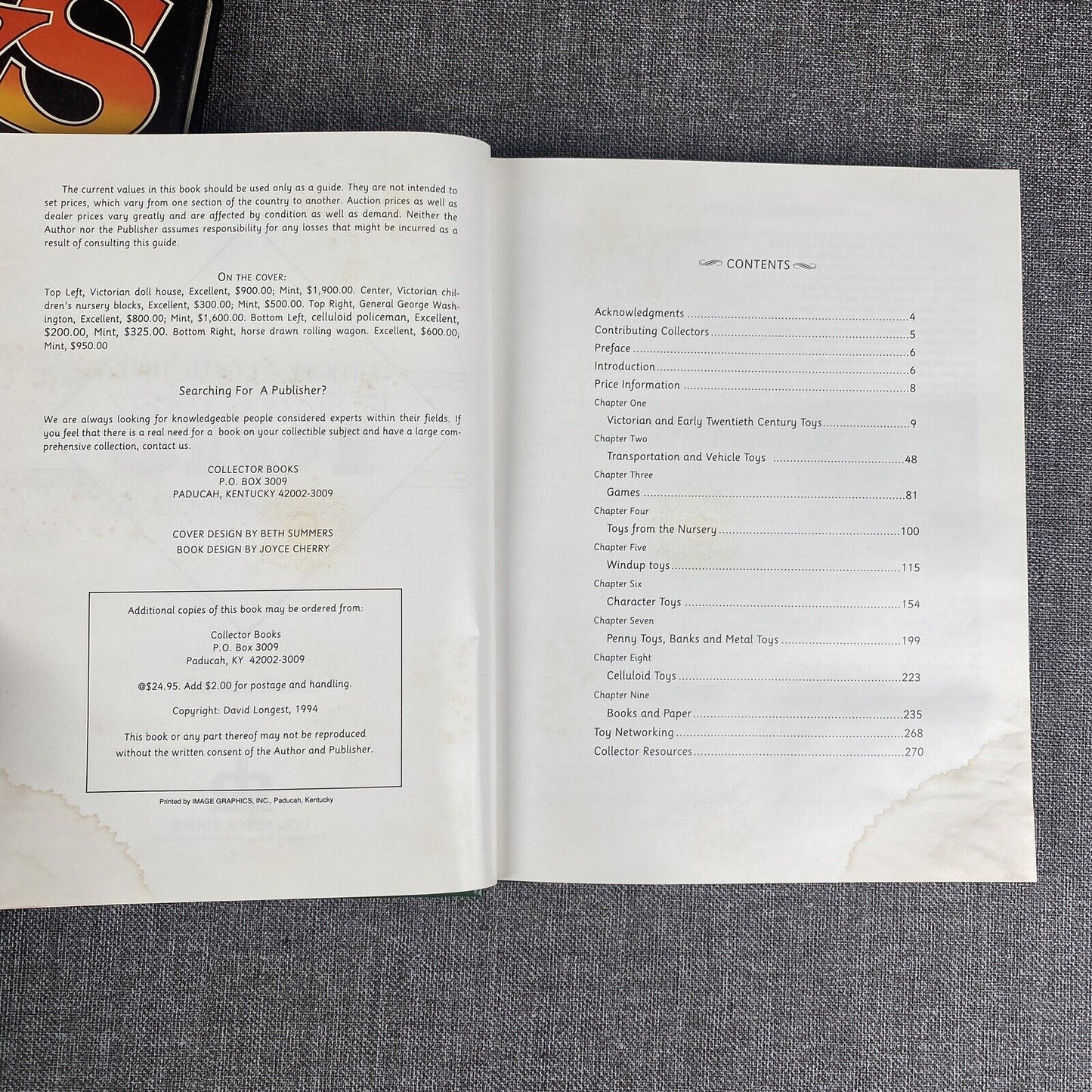 Antique & Collectible Toys 1870-1950 and Metal Toys Book , tinplate toys...