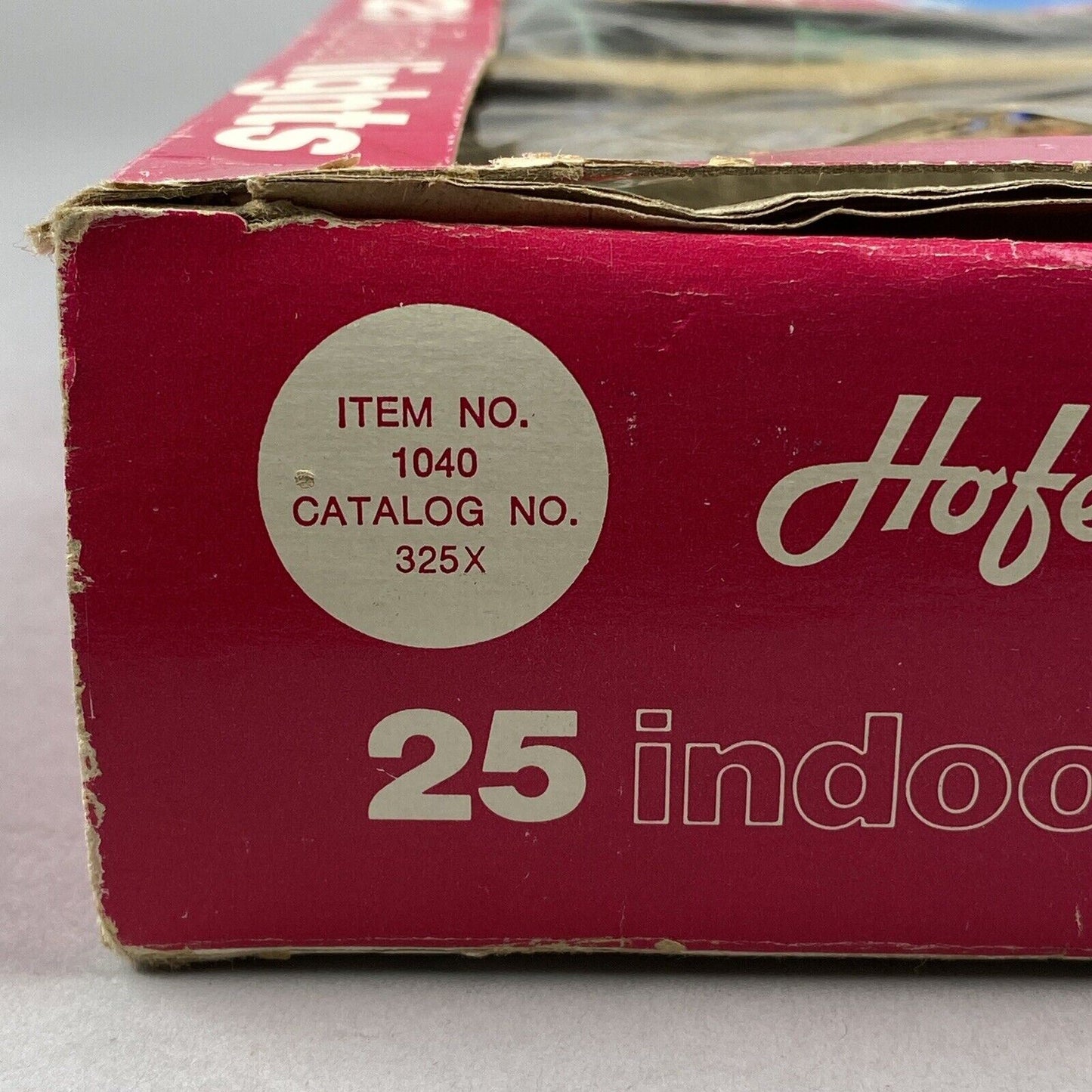 Hoferts #1040 Christmas Lights Made In USA Vintage