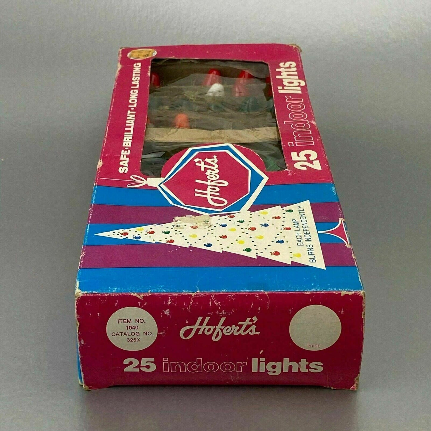Hoferts #1040 Christmas Lights Made In USA Vintage