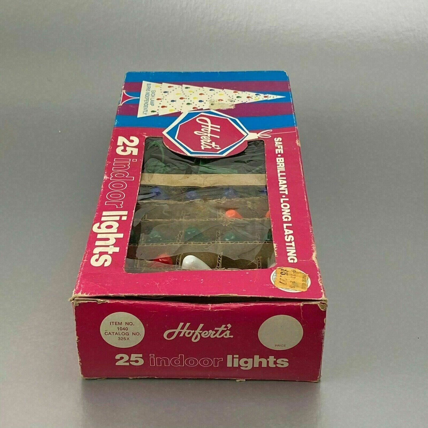 Hoferts #1040 Christmas Lights Made In USA Vintage