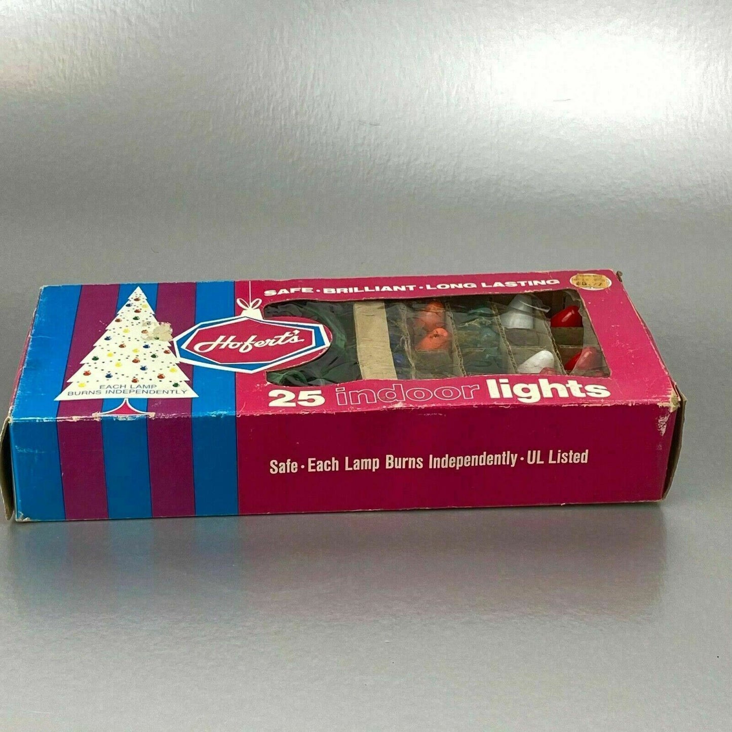 Hoferts #1040 Christmas Lights Made In USA Vintage