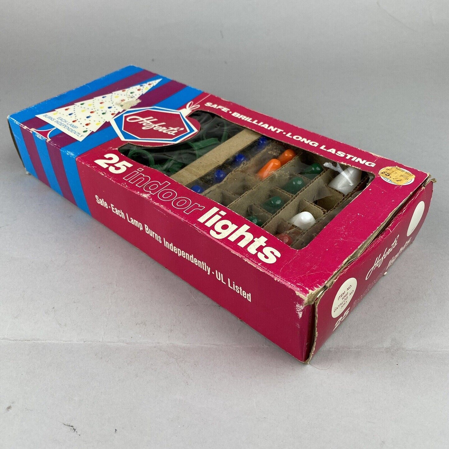 Hoferts #1040 Christmas Lights Made In USA Vintage