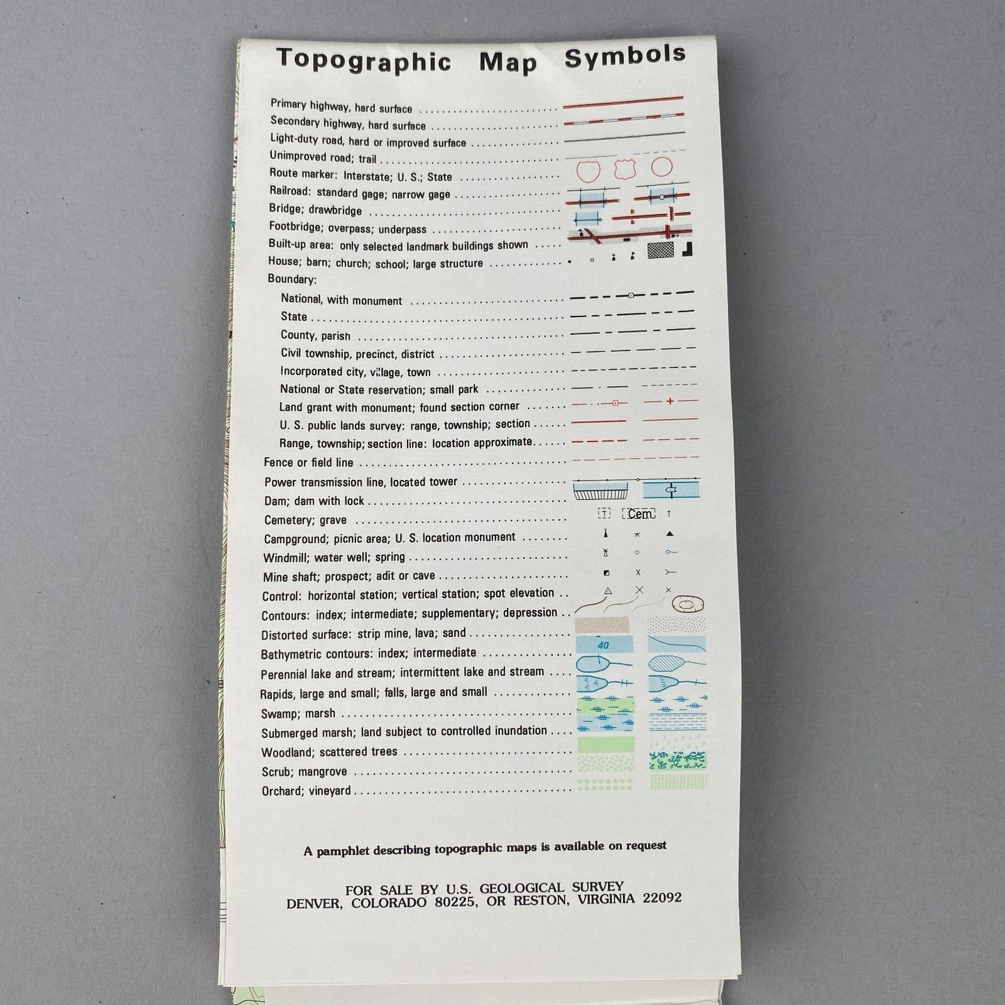 USGS Topographic Map 1987 Survey 30"x60" MA, NY Stockbridge 42073-C3-TM-025