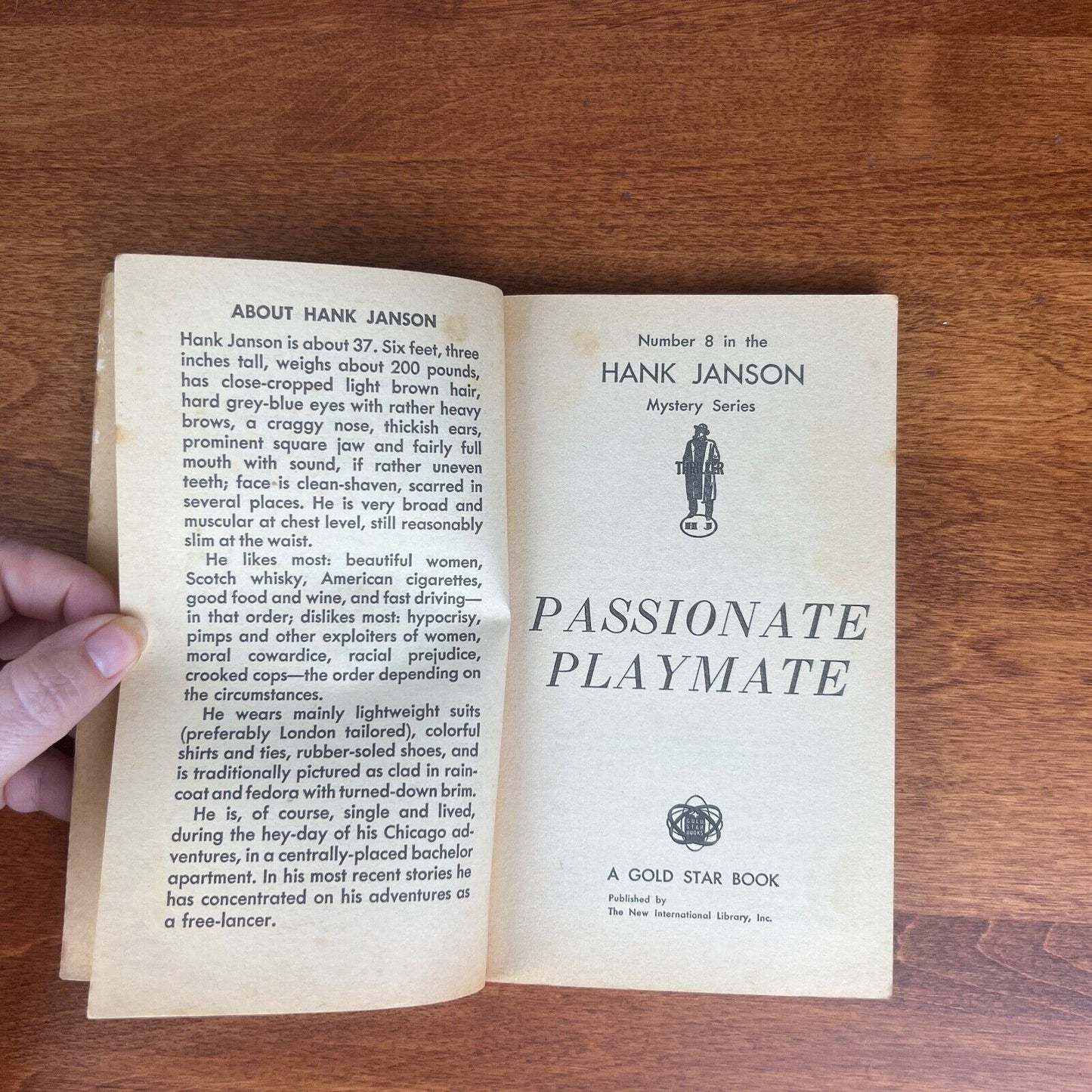 Passionate Playmates by Hank Janson, Sleaze vintage 1964, paperback