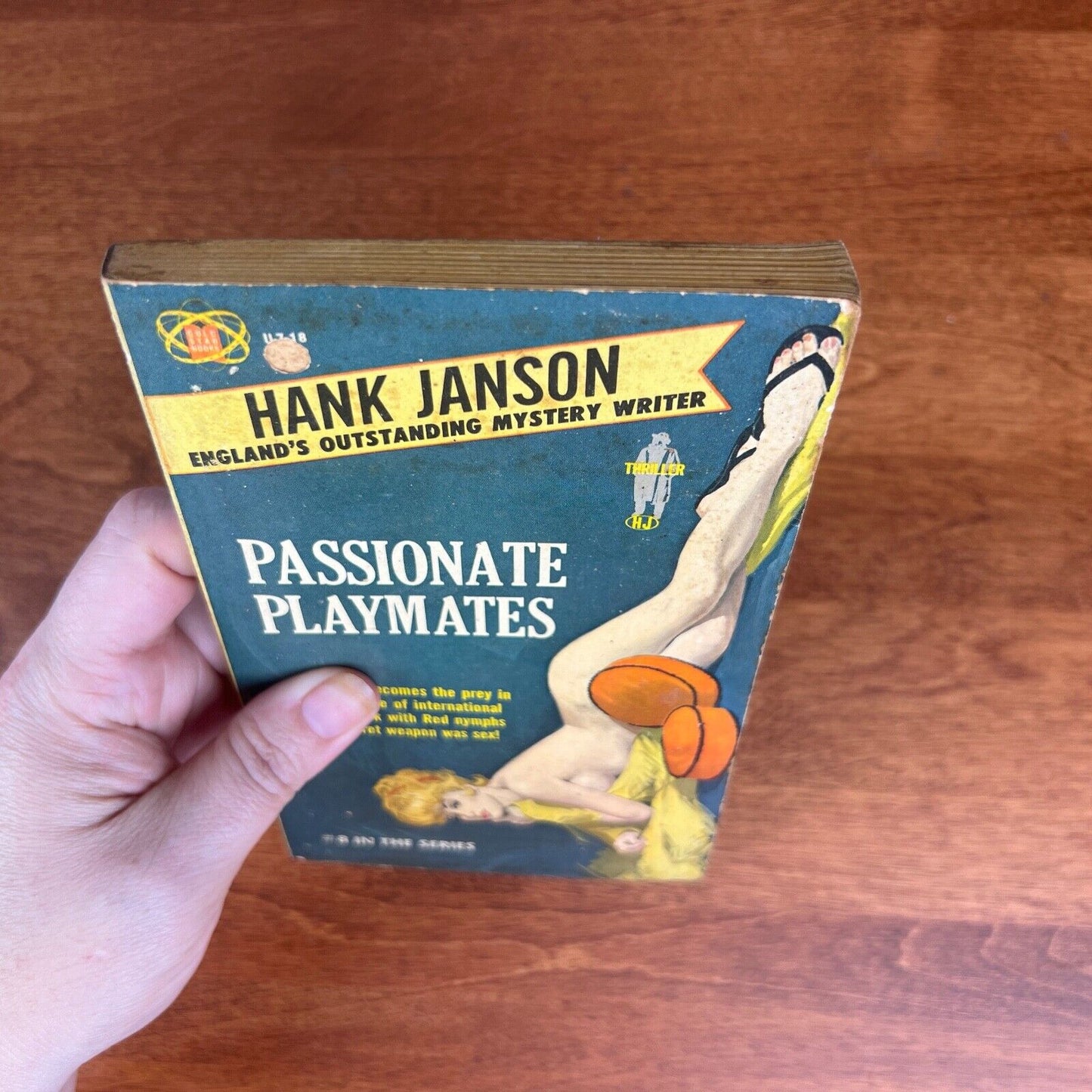 Passionate Playmates by Hank Janson, Sleaze vintage 1964, paperback