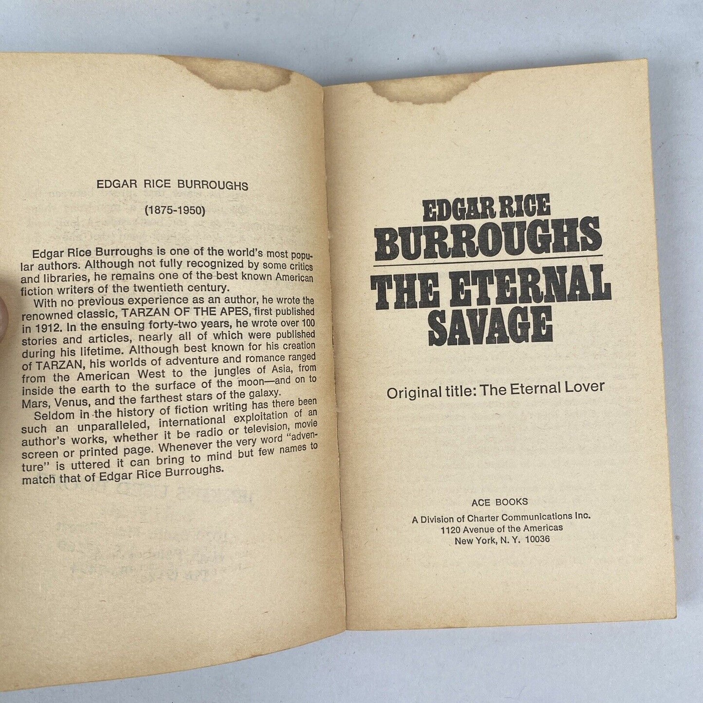 Tarzan Lot 3 Edgar Rice Burroughs Paperback Books 1970's