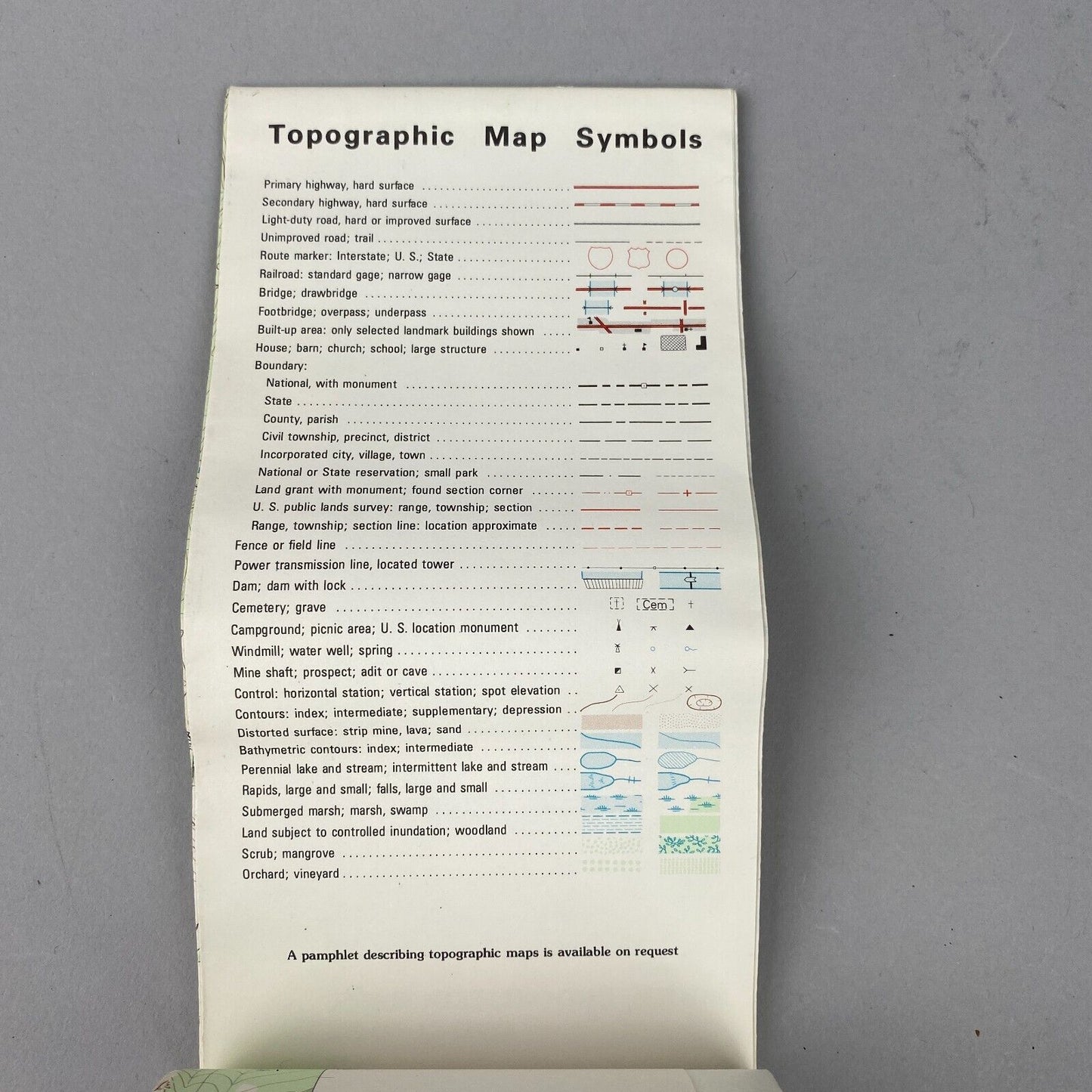 USGS Topographic Map 1982 Survey 30"x60" MA North Brookfield 42072-C1-TM-025