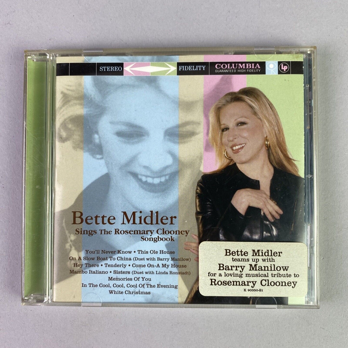Bette Midler - Sings the Rosemary Clooney Songbook (CD, 2003, Columbia)