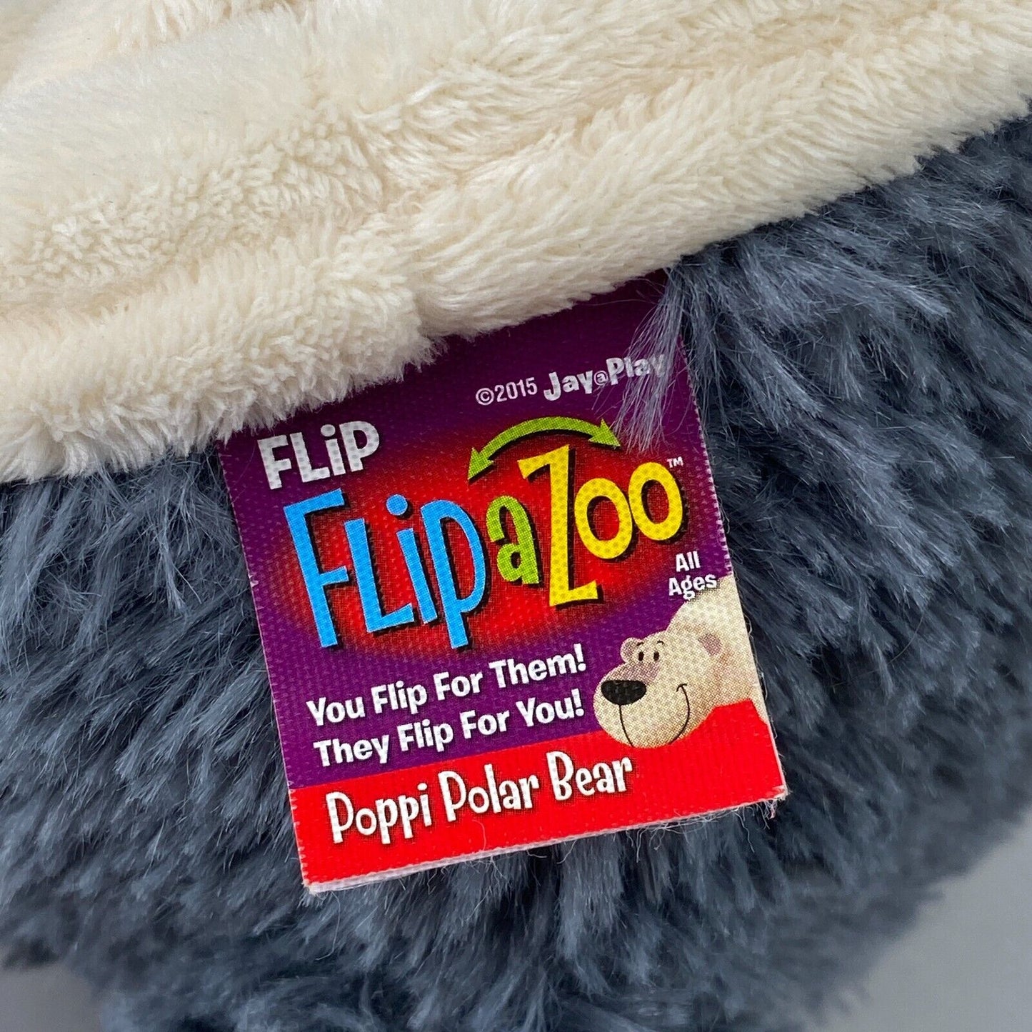 Flip A Zoo Poppi Polar Bear & Husky Puppy 18"