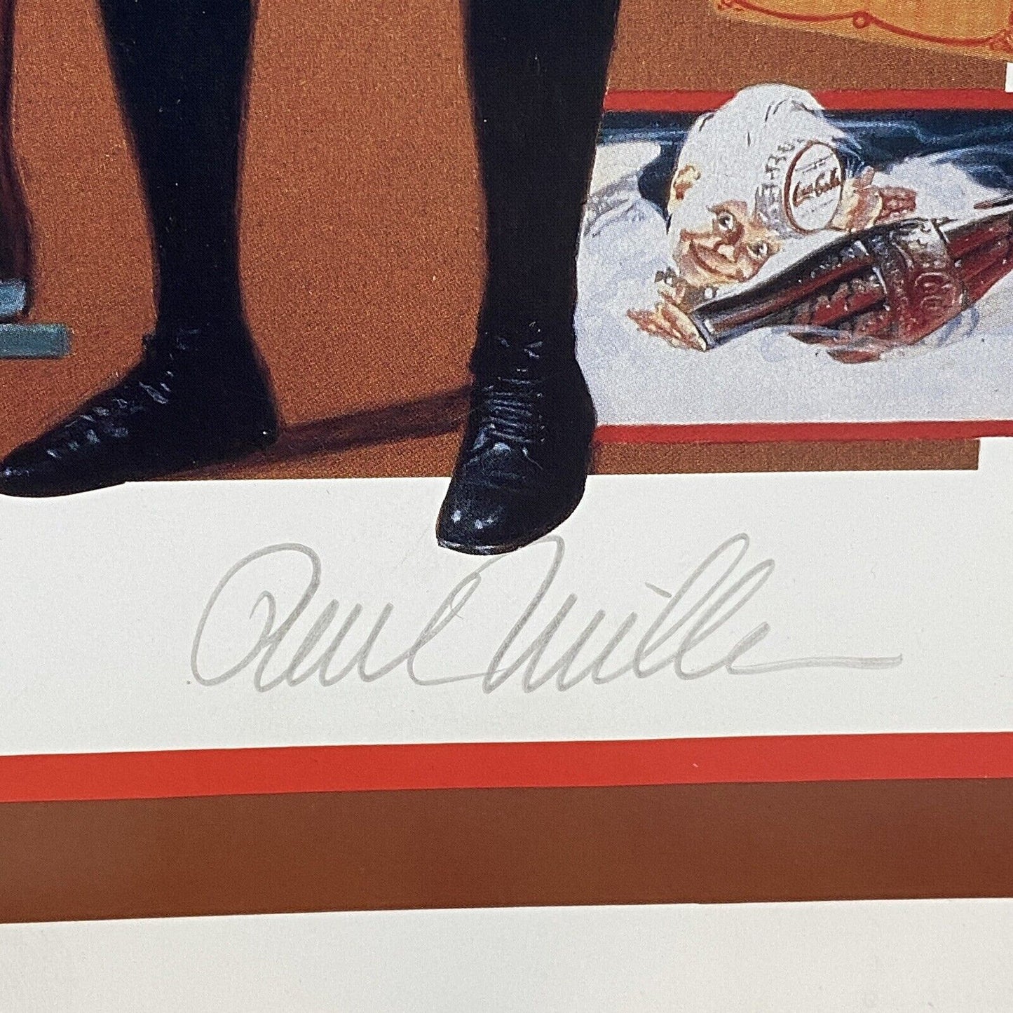 Paul Miller " Over 100 Years of Refreshment " Coca-Cola Art Print, singed