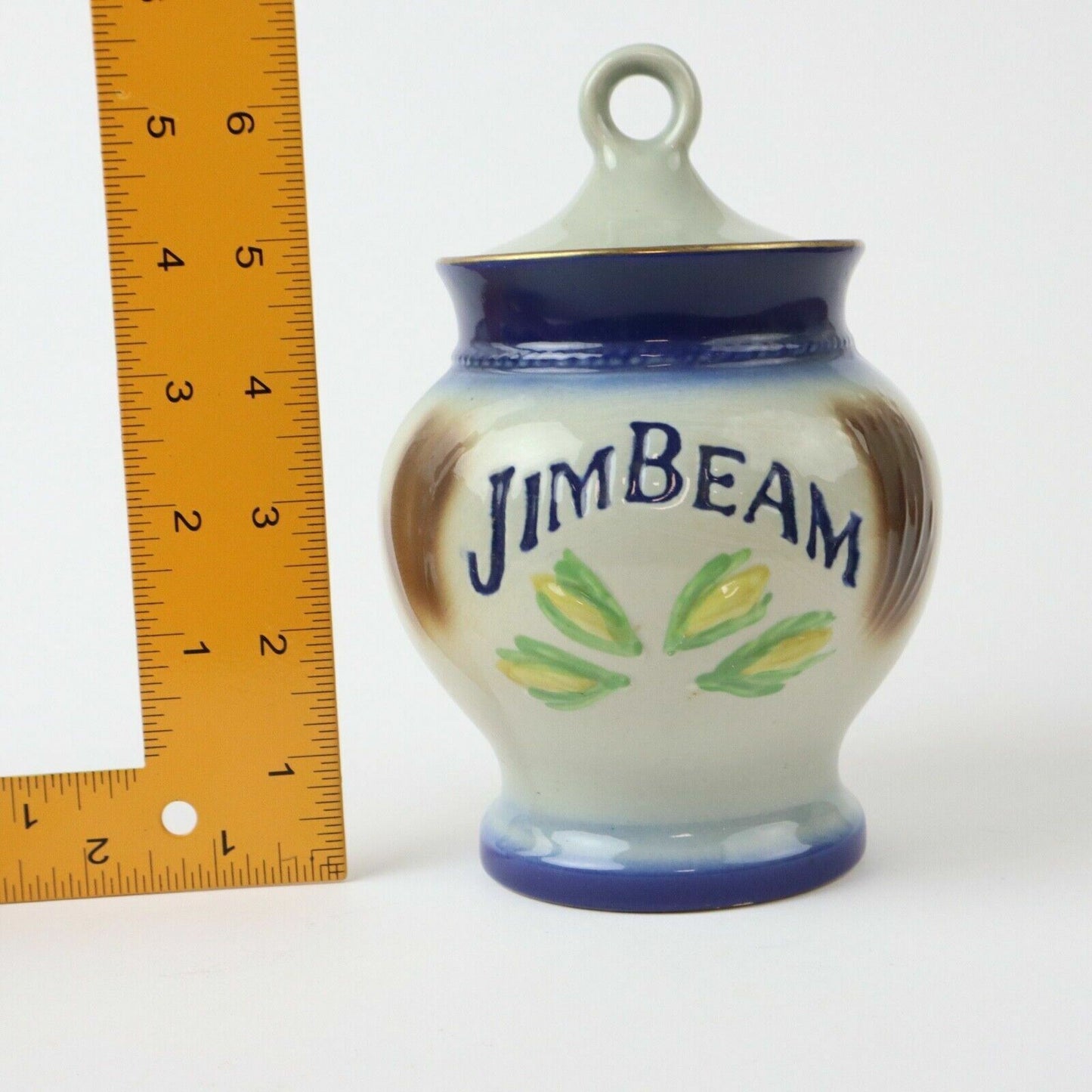 Jim Bean Ceramic Pitcher and Jar 1980 C. Miller International Association