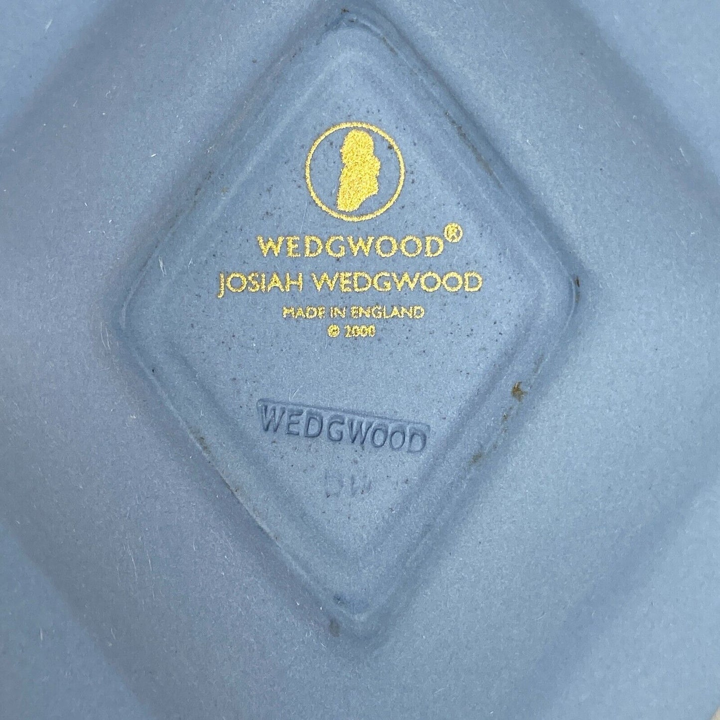Josiah Wedgwood Blue Jasperware Miniature Plate 6.5" 2000