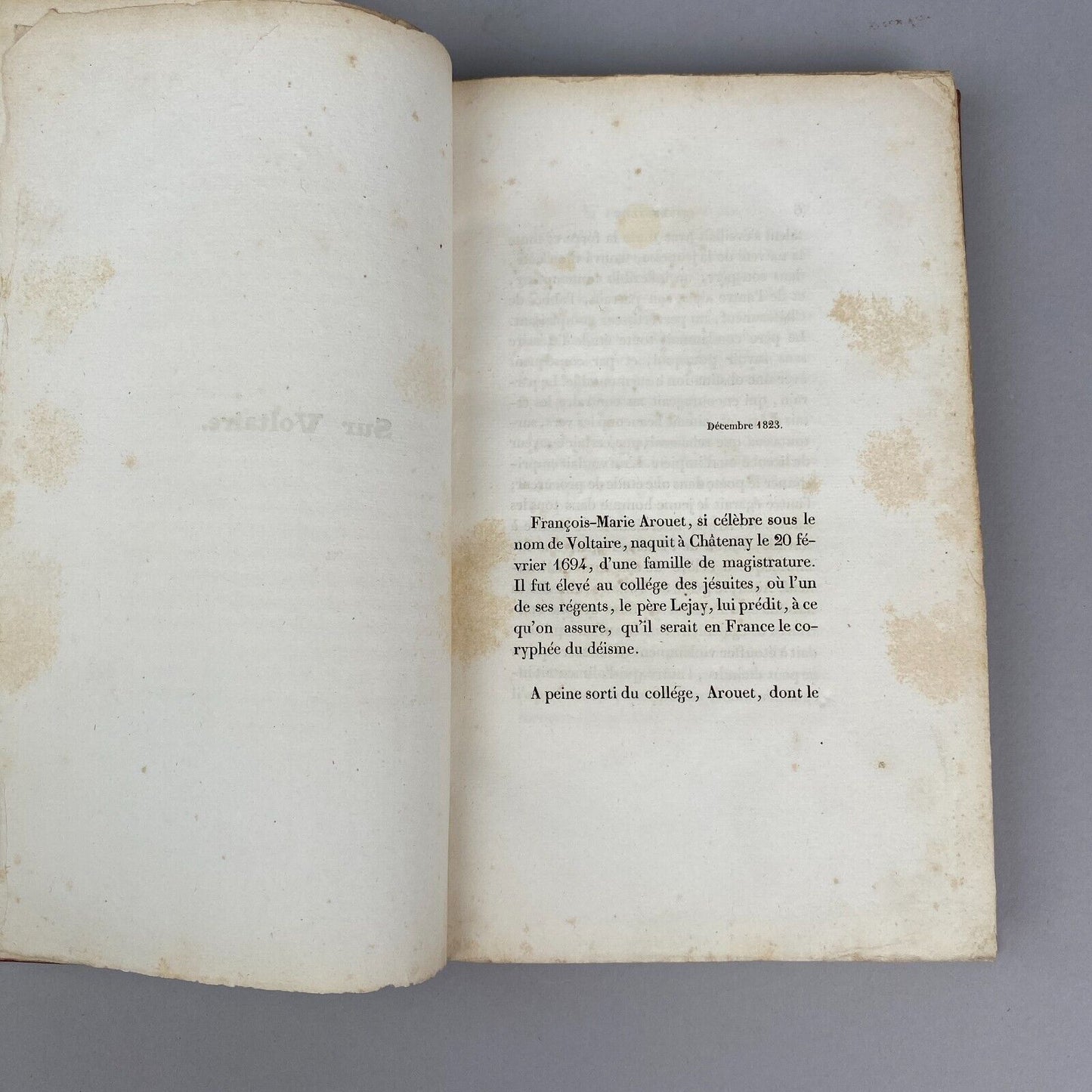 Oeuvres Completes de Victor Hugo 1819-1834, published in Paris in 1834
