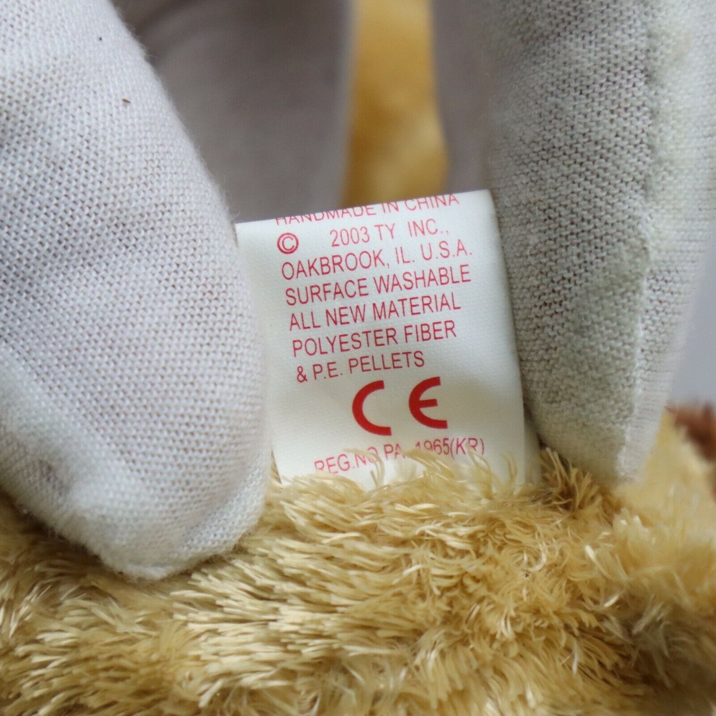 Khufu Camel, TY Beanie Baby Original 2003, Plush Stuffed Animal